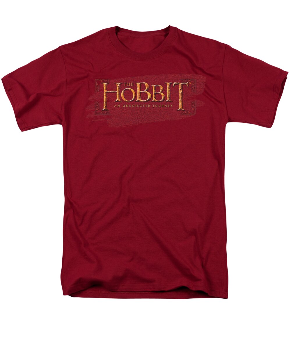 The Hobbit Men's T-Shirt (Regular Fit) featuring the digital art The Hobbit - Red Leather by Brand A
