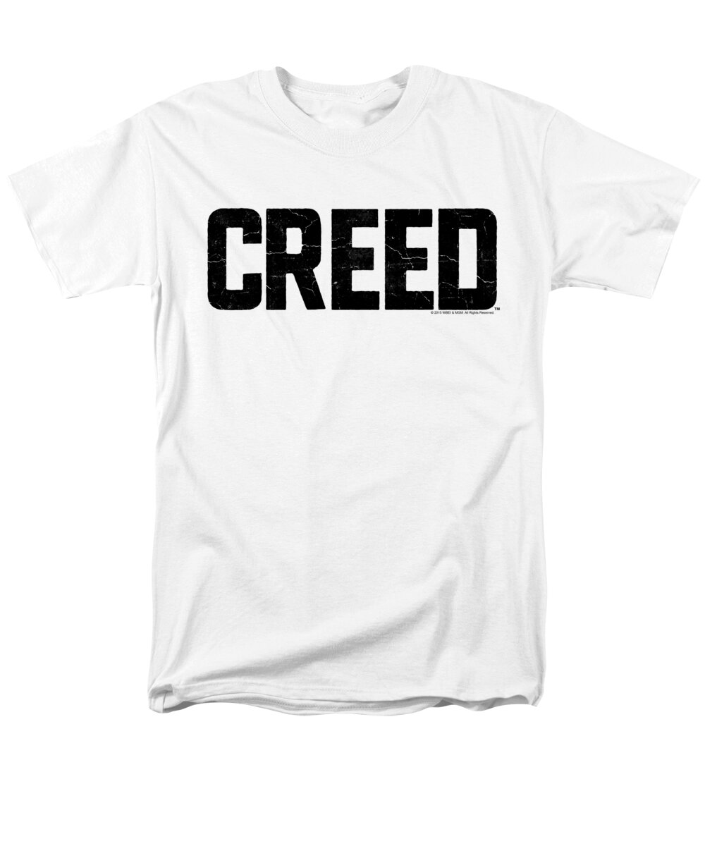  Men's T-Shirt (Regular Fit) featuring the digital art Creed - Cracked Logo #2 by Brand A