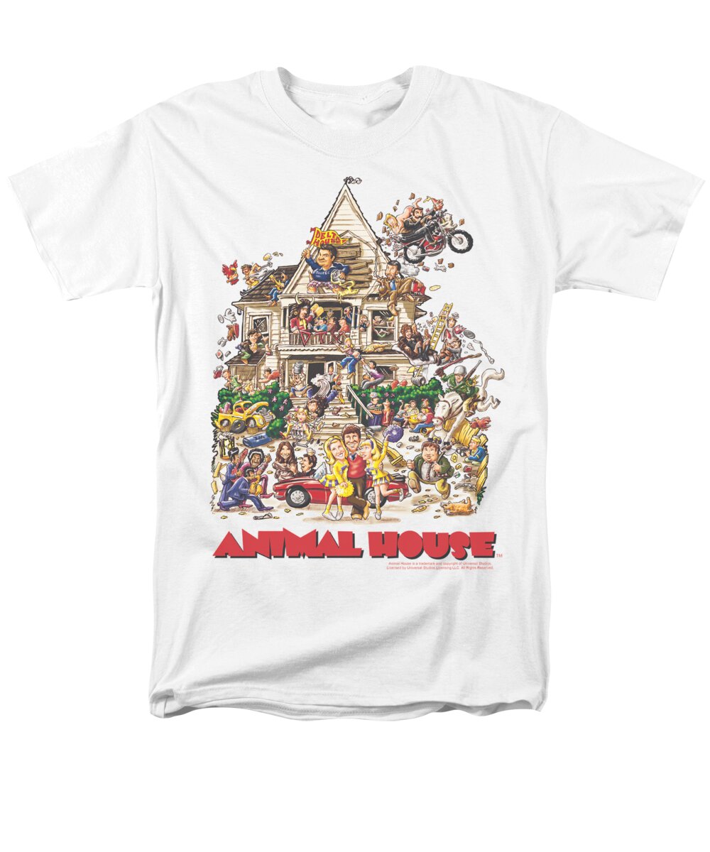 Animal House Men's T-Shirt (Regular Fit) featuring the digital art Animal House - Poster Art by Brand A