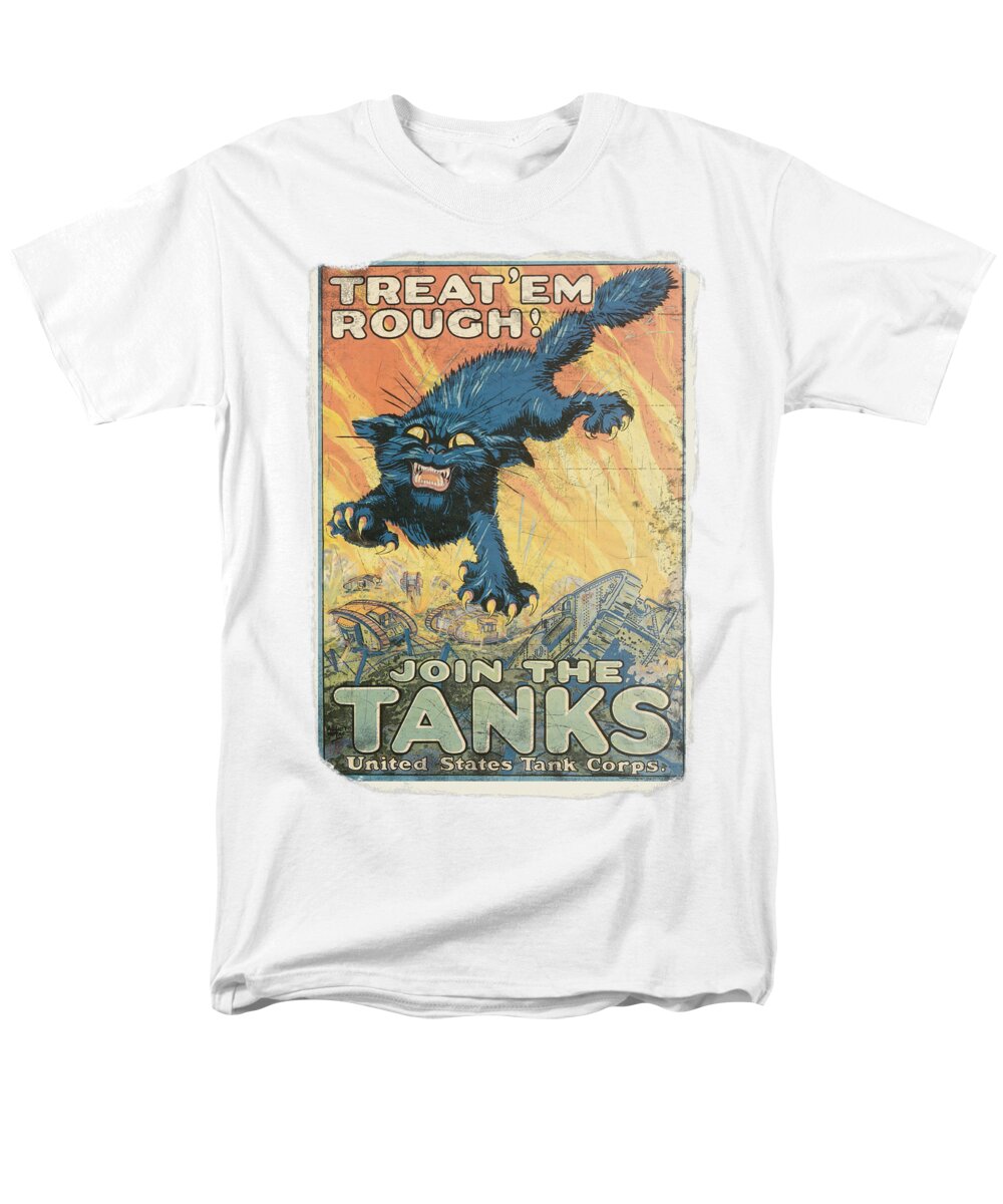  Men's T-Shirt (Regular Fit) featuring the digital art Army - Treat Em Rough by Brand A