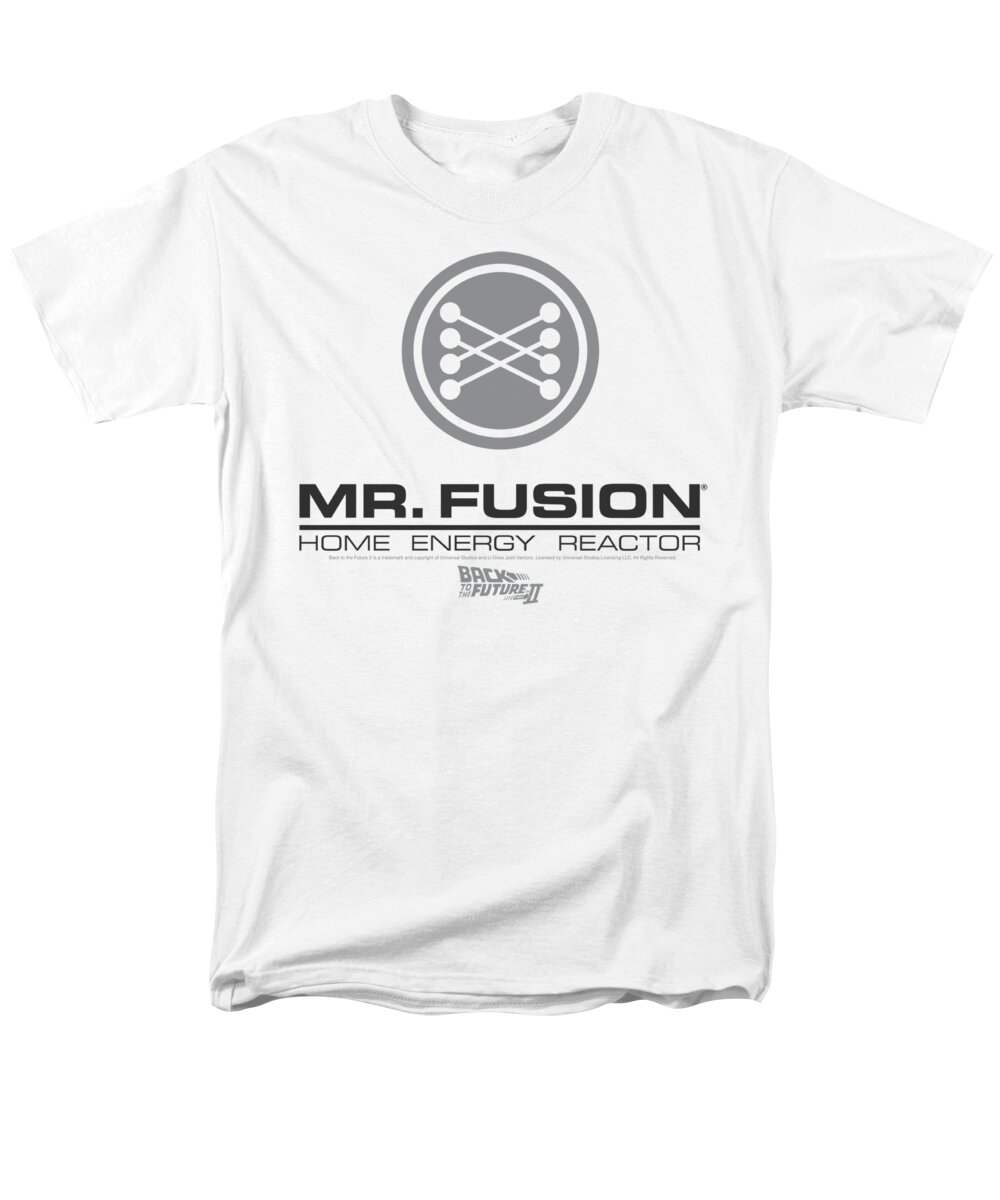  Men's T-Shirt (Regular Fit) featuring the digital art Back To The Future II - Mr. Fusion Logo by Brand A