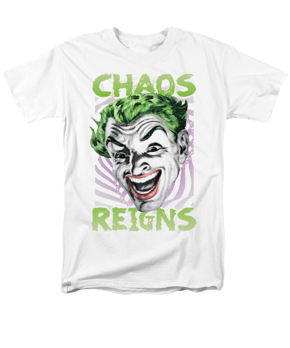  Men's T-Shirt (Regular Fit) featuring the digital art Batman Classic Tv - Chaos Reigns by Brand A