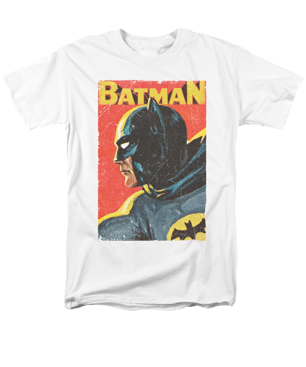  Men's T-Shirt (Regular Fit) featuring the digital art Batman Classic Tv - Vintman by Brand A