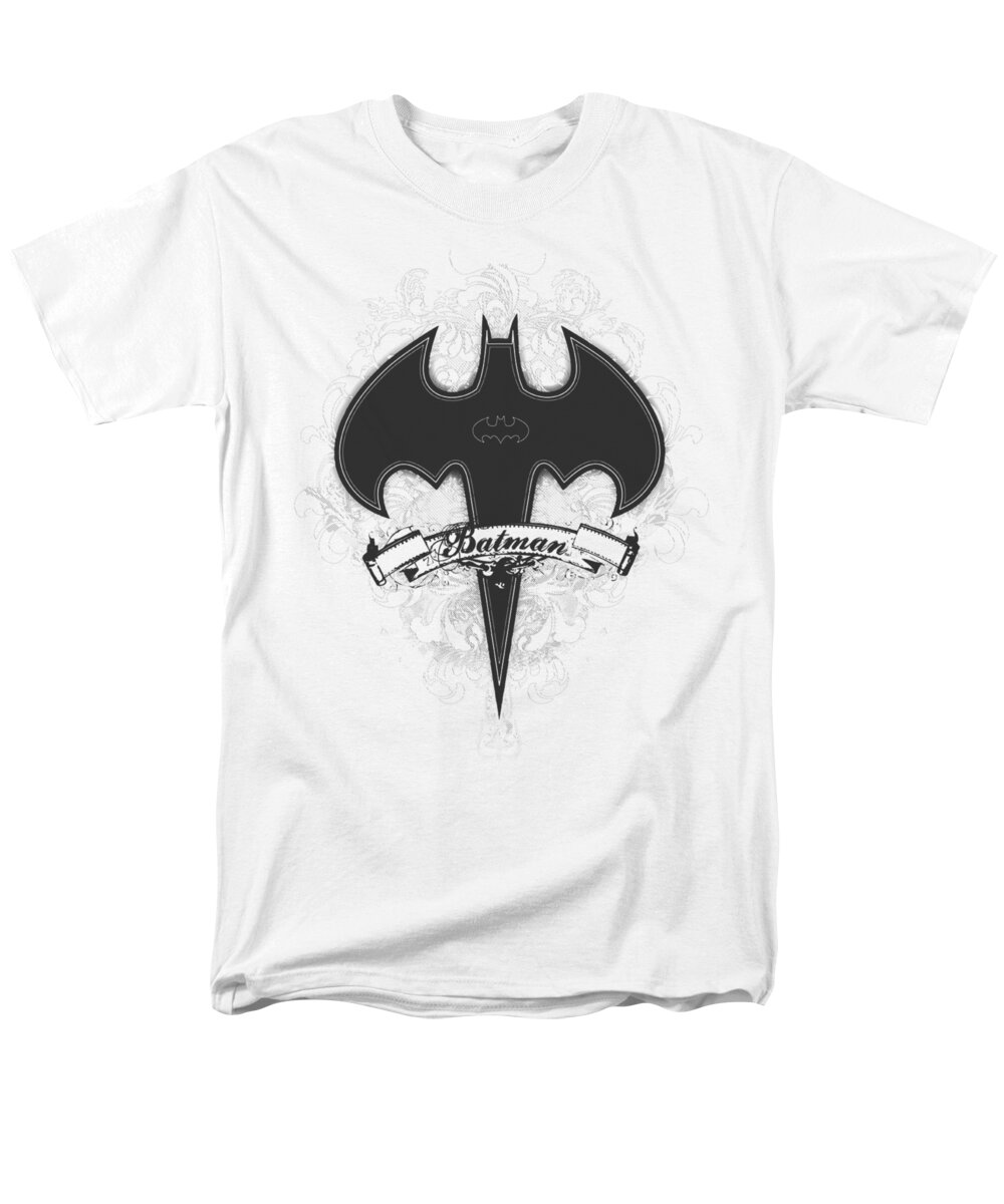 Batman Men's T-Shirt (Regular Fit) featuring the digital art Batman - Gothic Gotham by Brand A