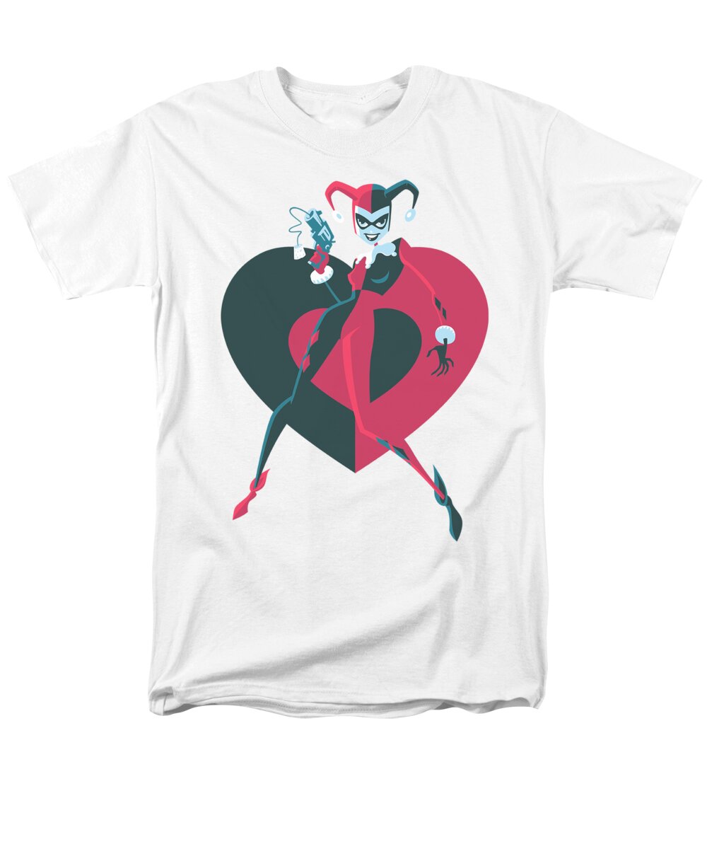 Batman Men's T-Shirt (Regular Fit) featuring the digital art Batman - Harely Heart by Brand A