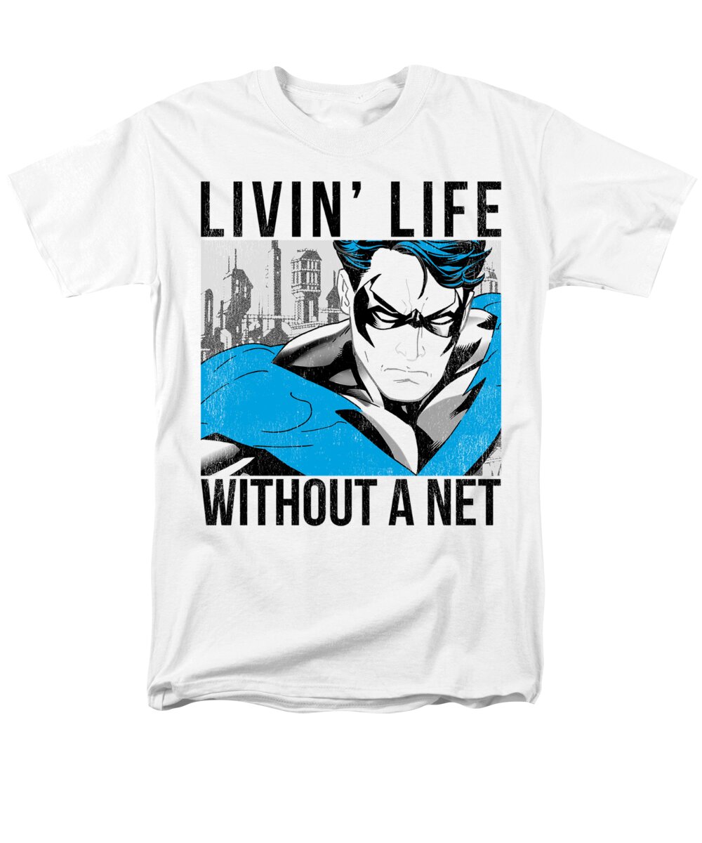  Men's T-Shirt (Regular Fit) featuring the digital art Batman - Without A Net by Brand A