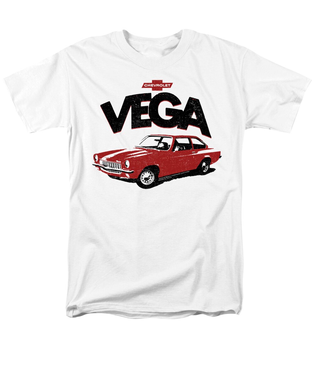  Men's T-Shirt (Regular Fit) featuring the digital art Chevrolet - Rough Vega by Brand A