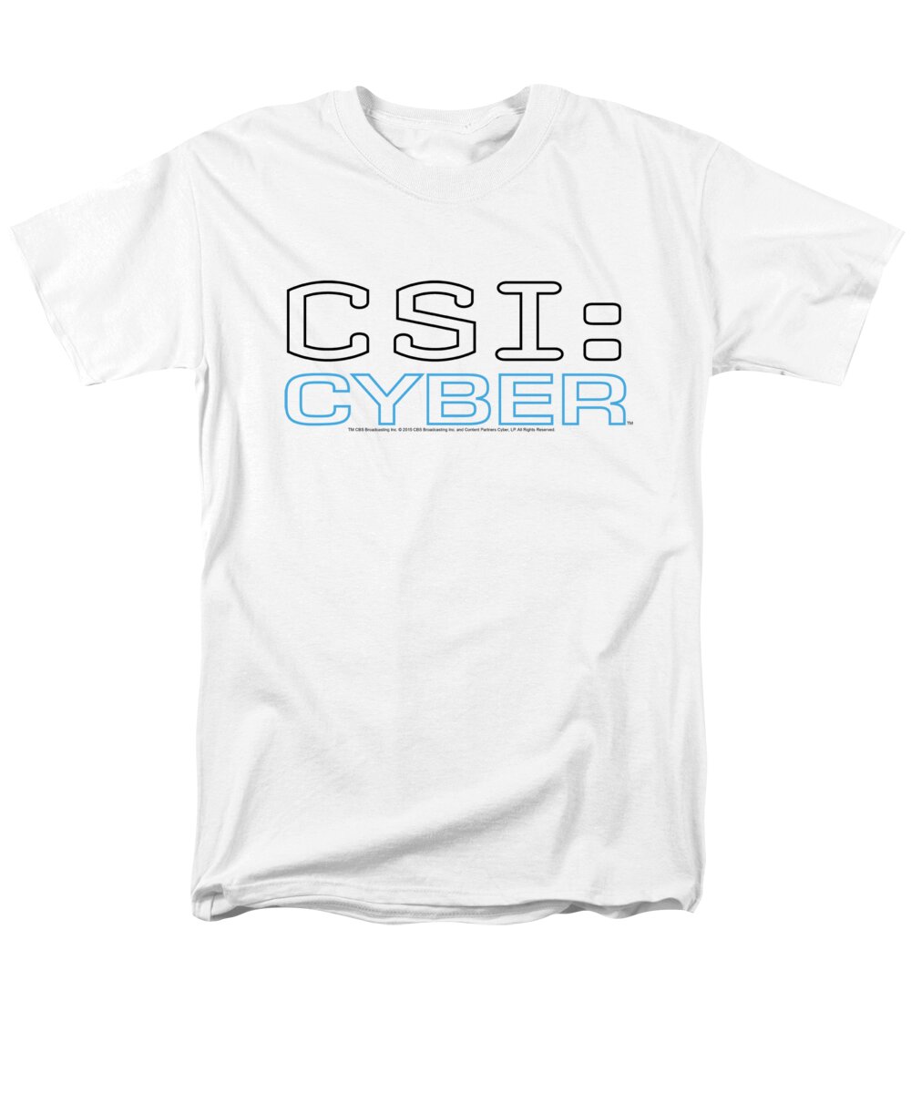  Men's T-Shirt (Regular Fit) featuring the digital art Csi: Cyber - Logo by Brand A