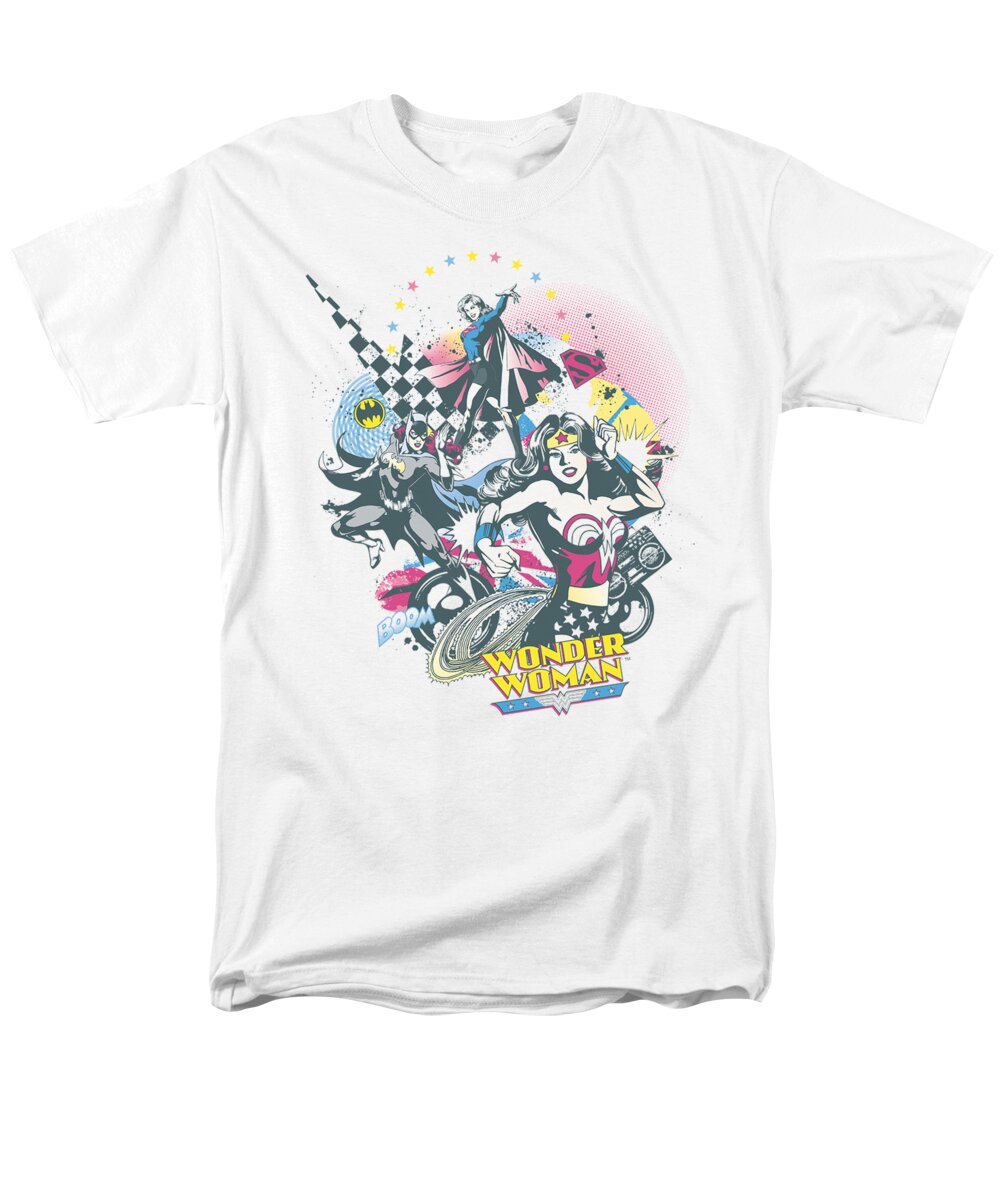 Dc Comics Men's T-Shirt (Regular Fit) featuring the digital art Dc - Power Trio by Brand A