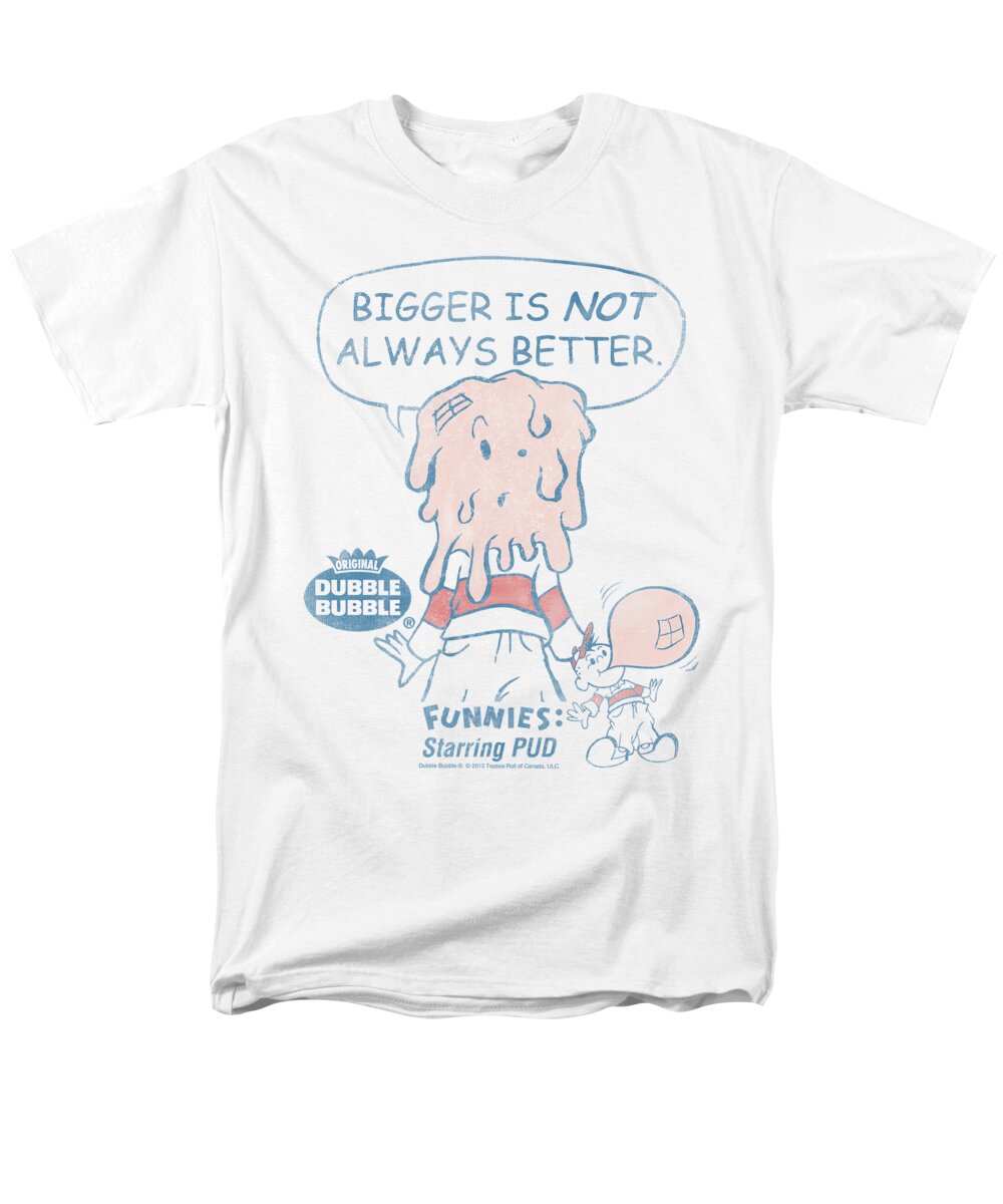 Dubble Bubble Men's T-Shirt (Regular Fit) featuring the digital art Dubble Bubble - Bigger by Brand A