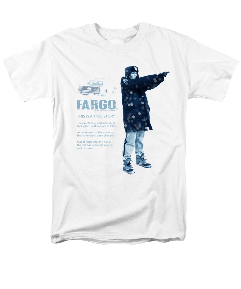  Men's T-Shirt (Regular Fit) featuring the digital art Fargo - This Is A True Story by Brand A