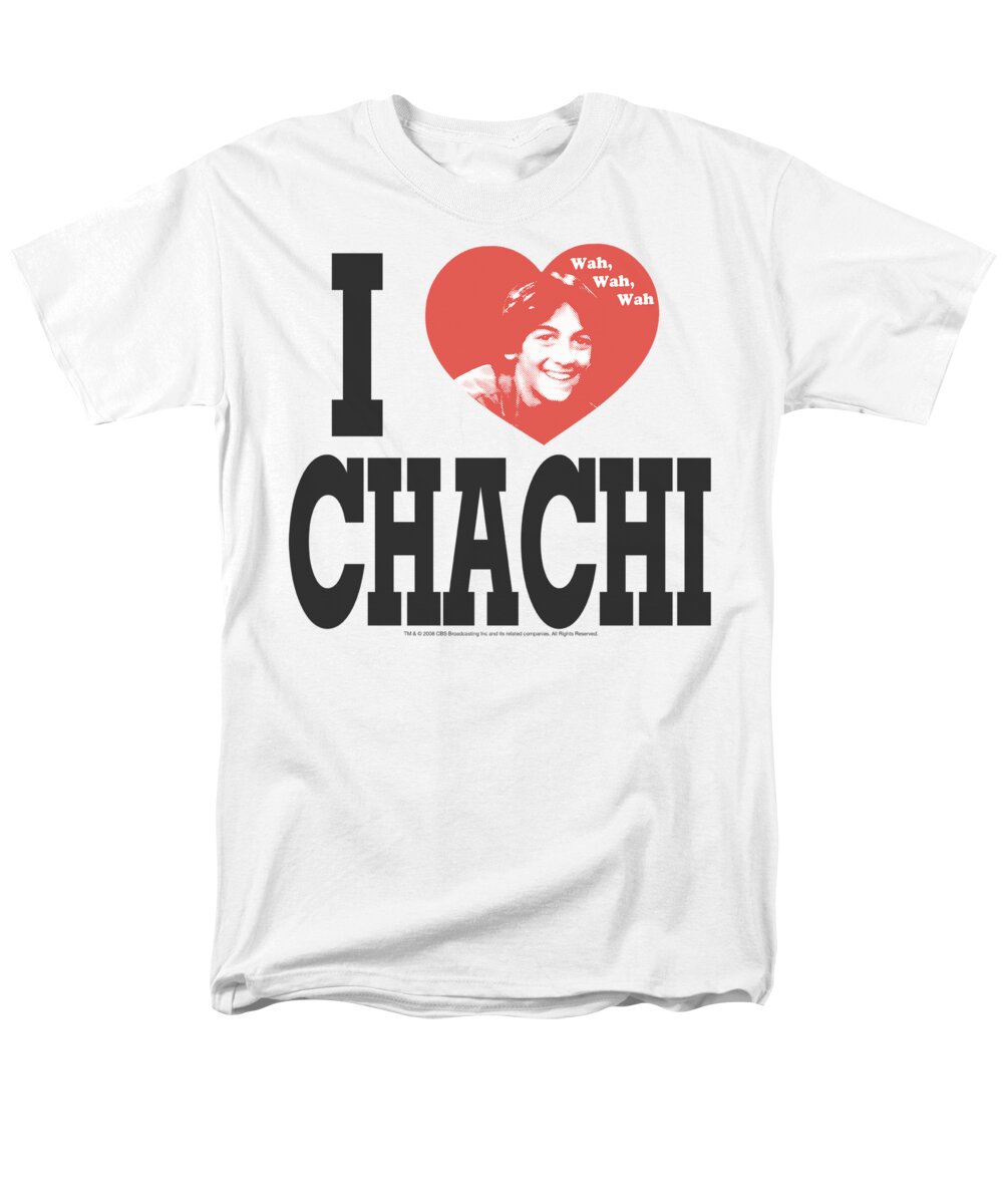 Happy Days Men's T-Shirt (Regular Fit) featuring the digital art Happy Days - I Heart Chachi by Brand A