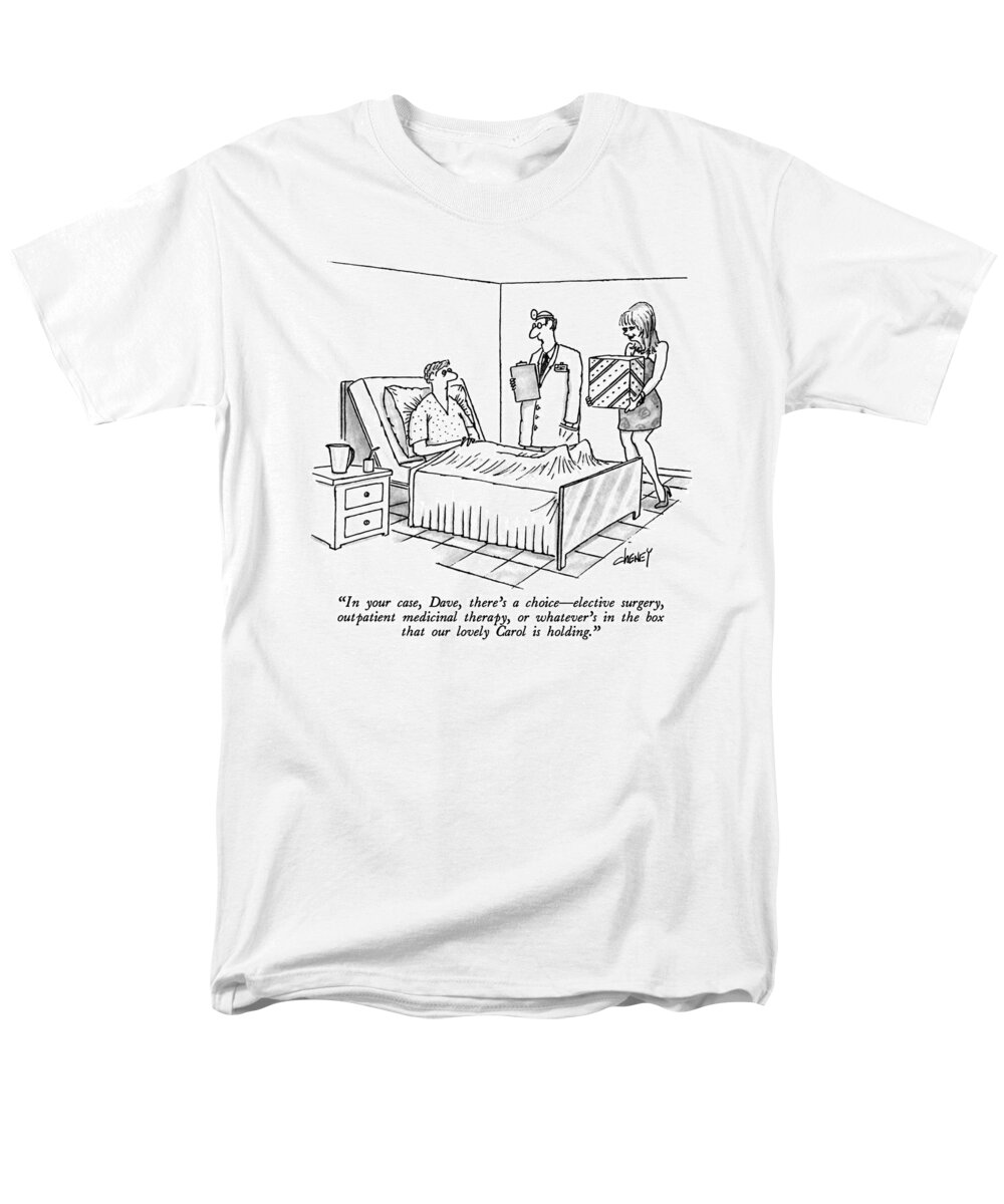Medical Men's T-Shirt (Regular Fit) featuring the drawing In Your Case by Tom Cheney