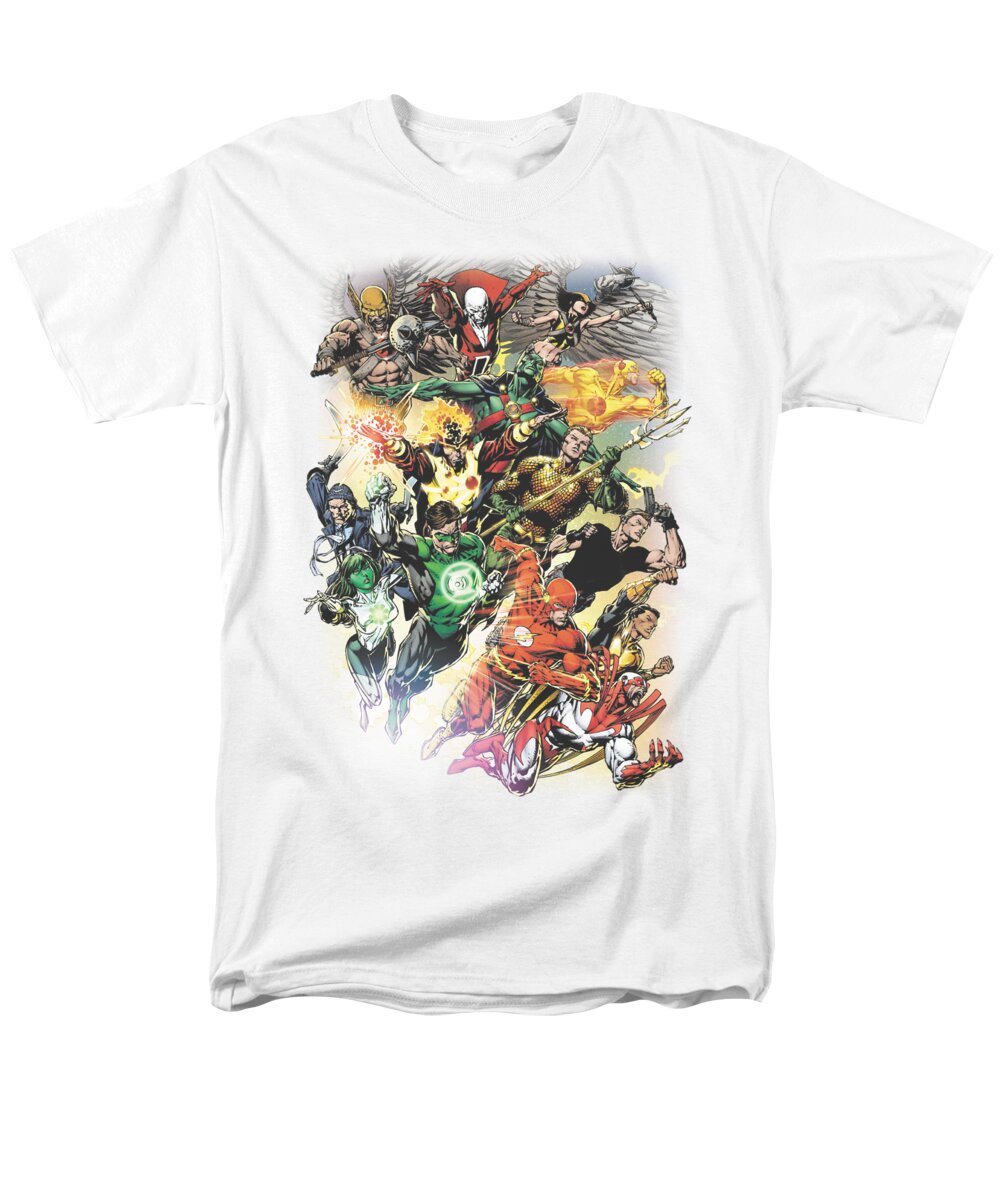 Justice League Of America Men's T-Shirt (Regular Fit) featuring the digital art Jla - Brightest Day #0 by Brand A