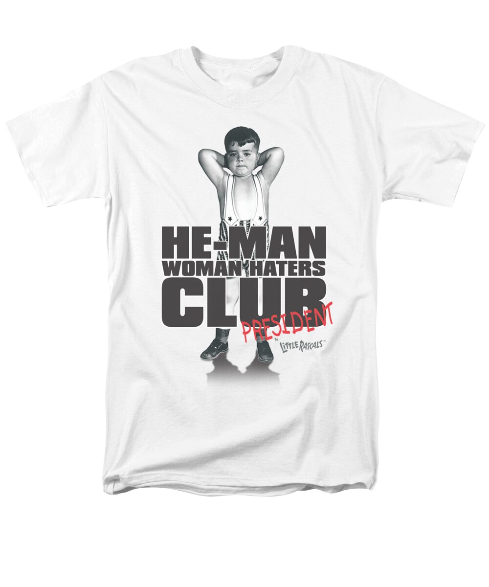  Men's T-Shirt (Regular Fit) featuring the digital art Little Rascals - Club President by Brand A
