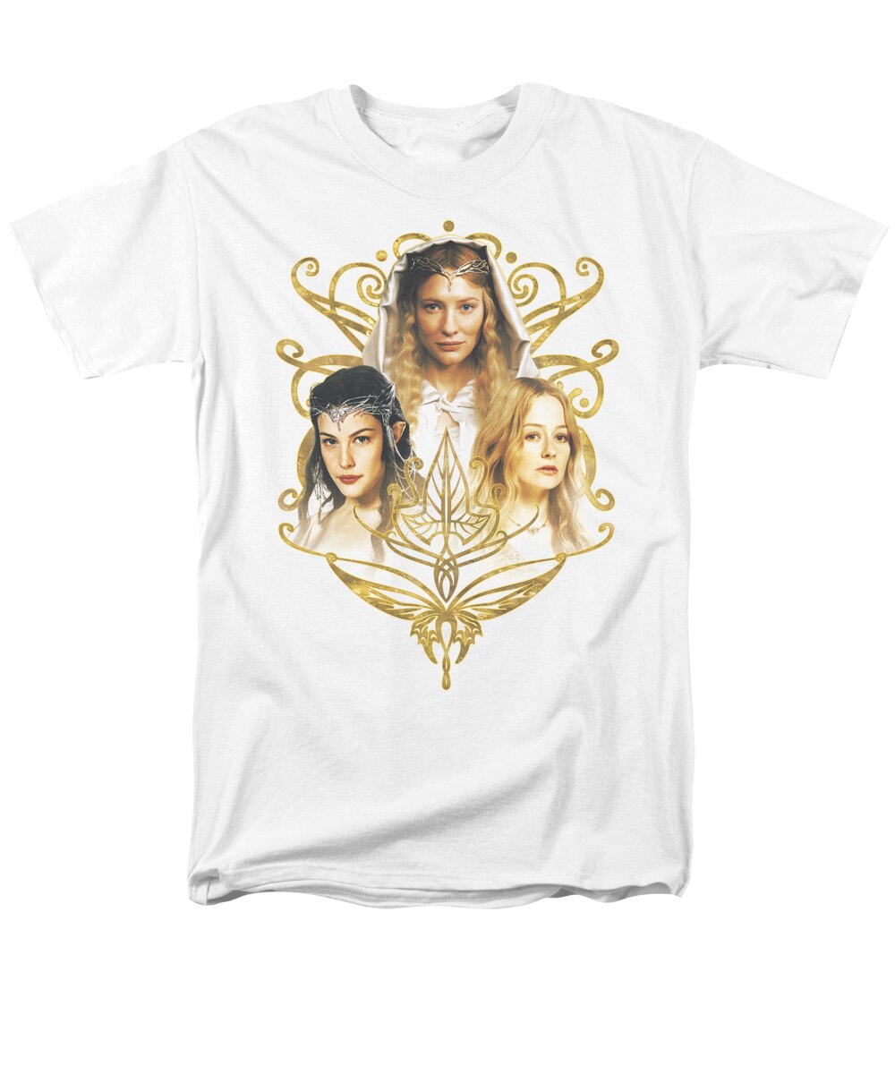  Men's T-Shirt (Regular Fit) featuring the digital art Lor - Women Of Middle Earth by Brand A
