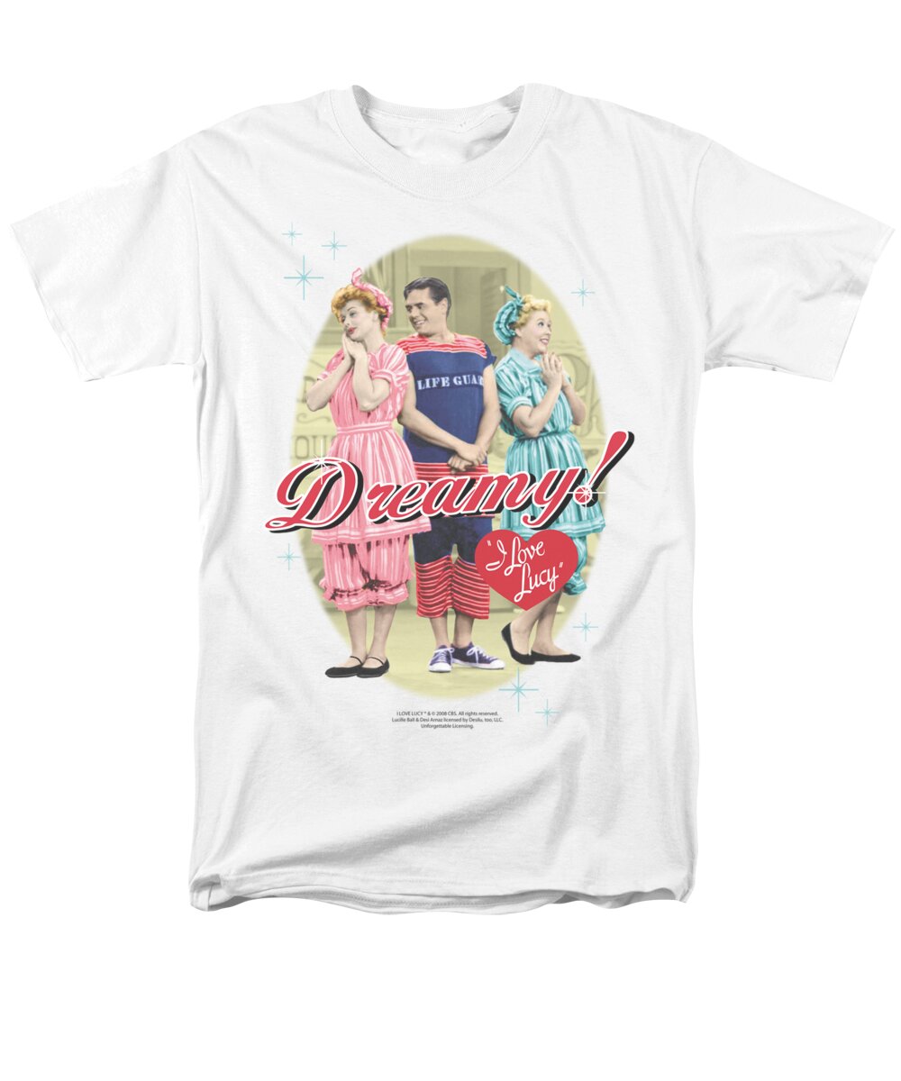 I Love Lucy Men's T-Shirt (Regular Fit) featuring the digital art Lucy - Dreamy! by Brand A