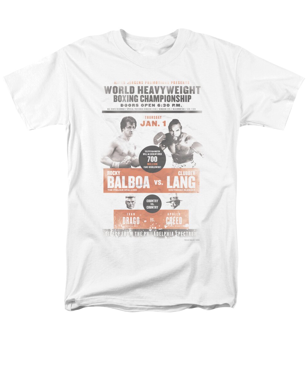  Men's T-Shirt (Regular Fit) featuring the digital art Rocky - Vs Clubber Poster by Brand A