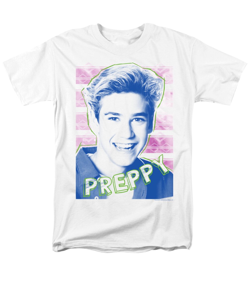  Men's T-Shirt (Regular Fit) featuring the digital art Saved By The Bell - Preppy by Brand A