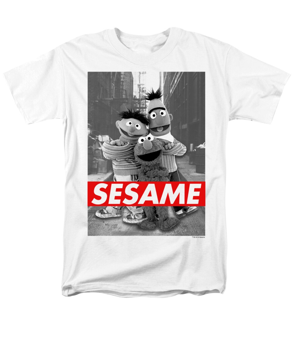  Men's T-Shirt (Regular Fit) featuring the digital art Sesame Street - Sesame by Brand A