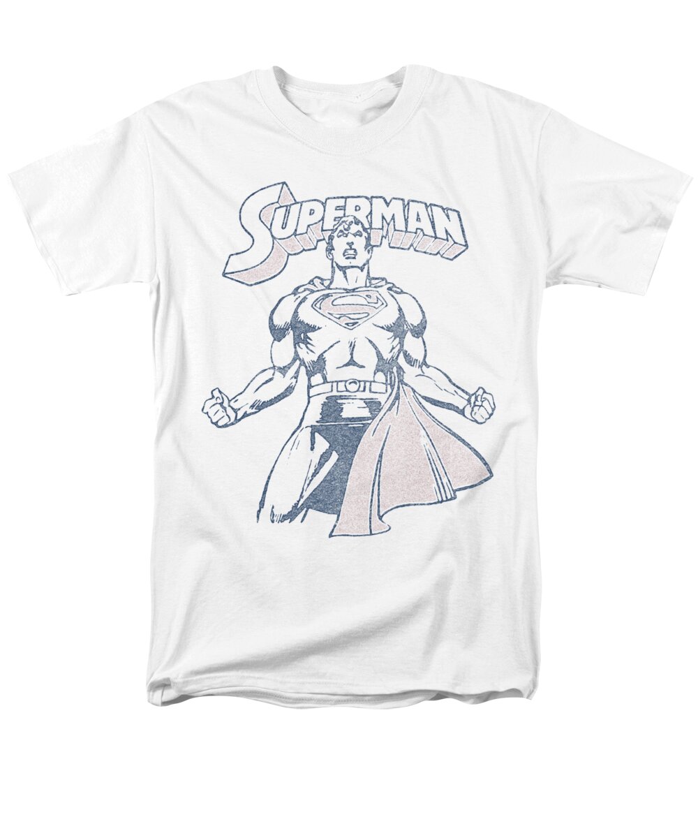 Superman Men's T-Shirt (Regular Fit) featuring the digital art Superman - Get Some by Brand A