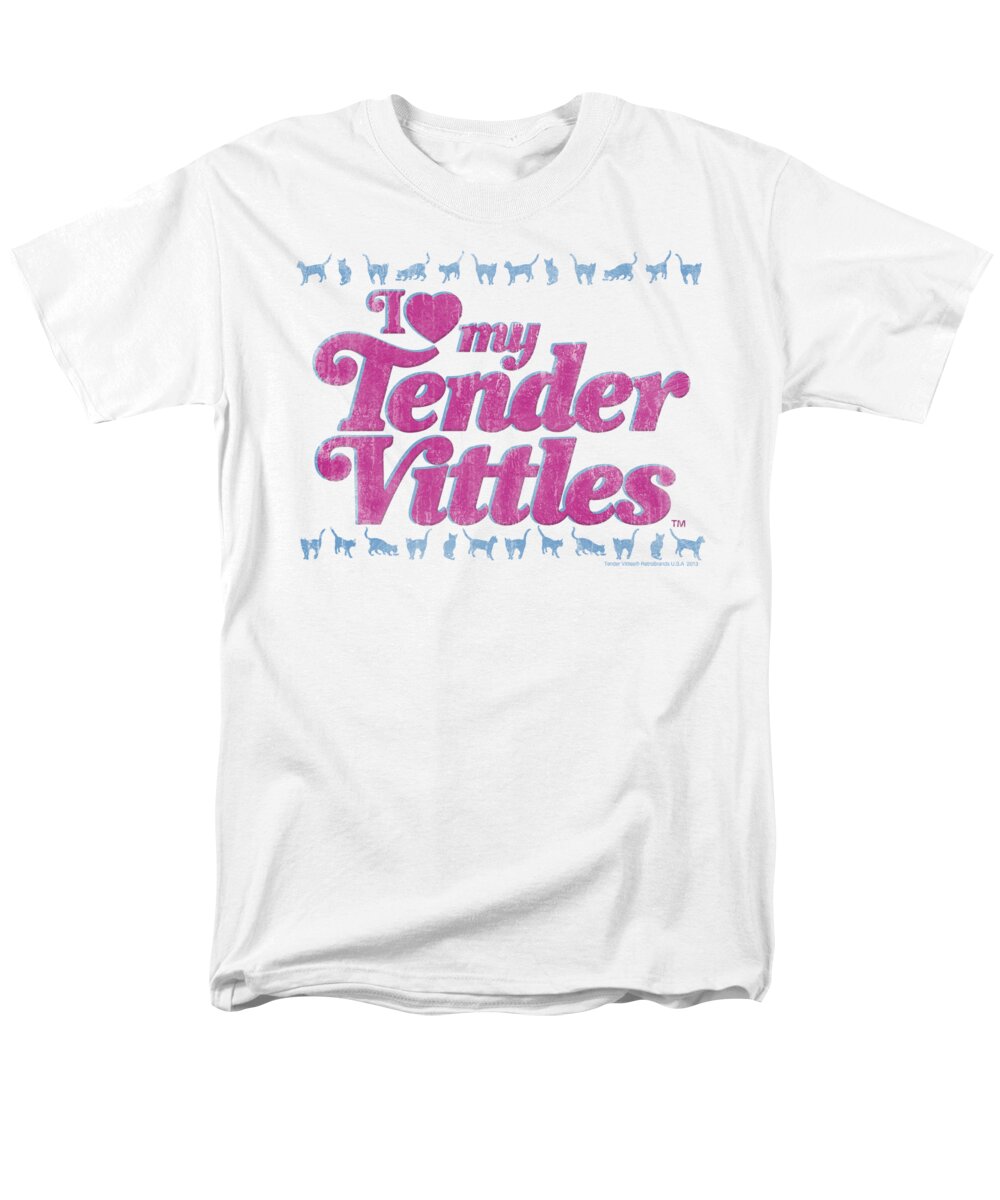 Tender Vittles Men's T-Shirt (Regular Fit) featuring the digital art Tender Vittles - Love by Brand A