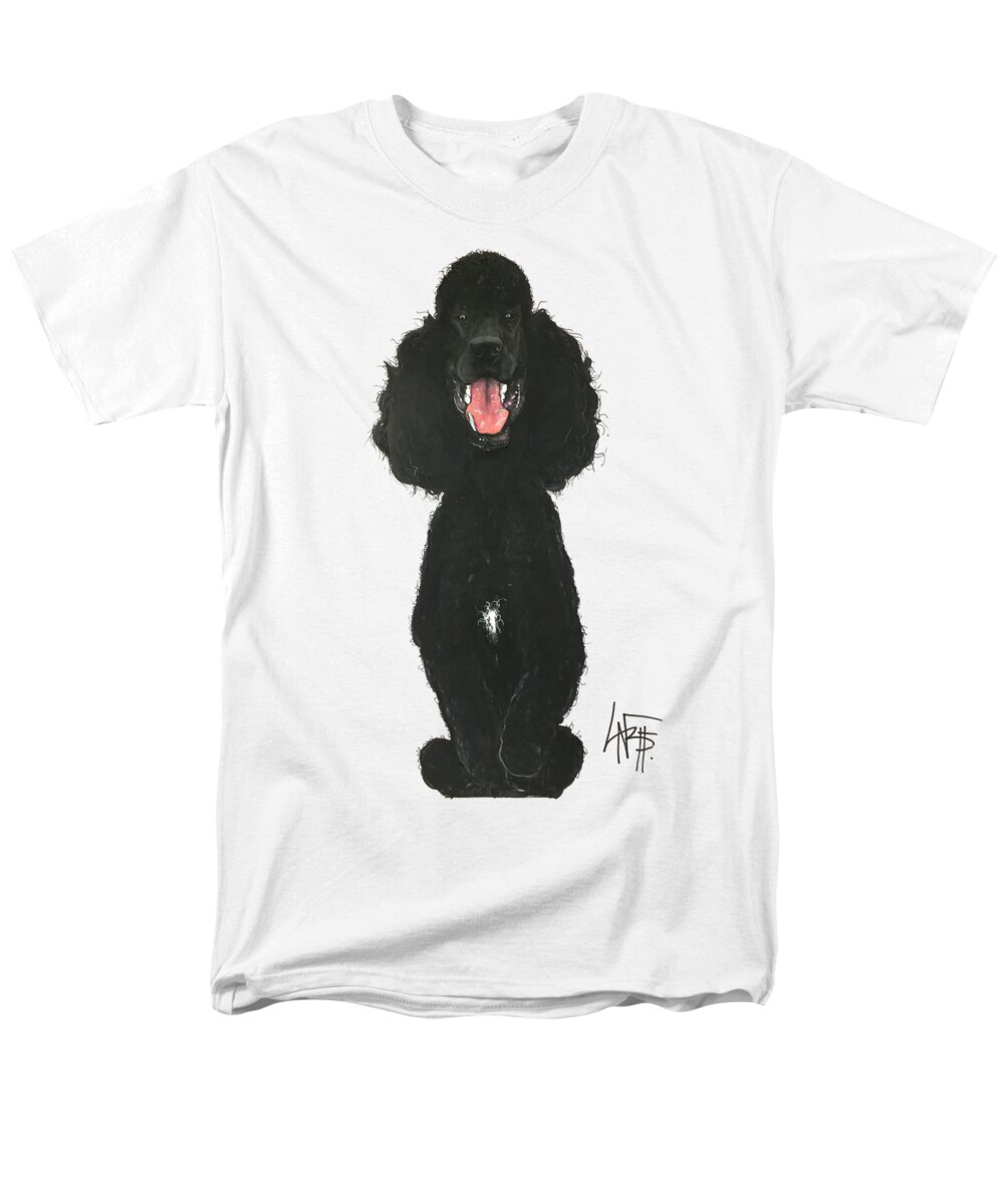 Pet Portrait Men's T-Shirt (Regular Fit) featuring the drawing Vance 3011 by John LaFree