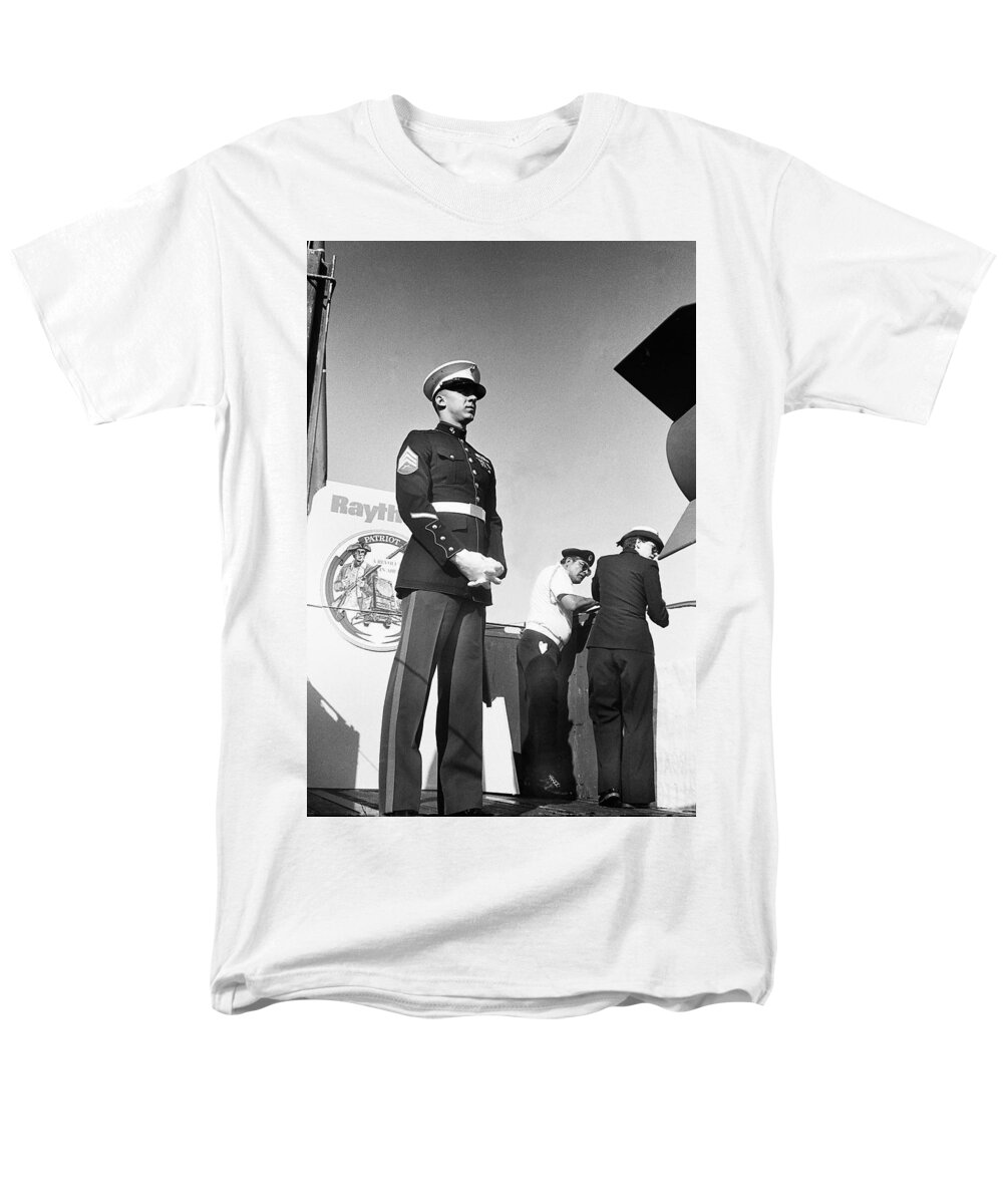Veteran's Day Parade Tucson Arizona 1991-2016 Men's T-Shirt (Regular Fit) featuring the photograph Veterans Day Parade Tucson Arizona 1991-2016 by David Lee Guss