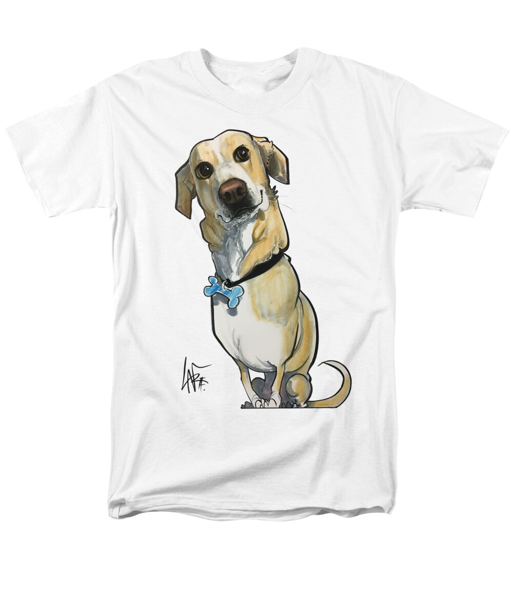 Dufour 4379 Men's T-Shirt (Regular Fit) featuring the drawing DuFour 4379 by John LaFree