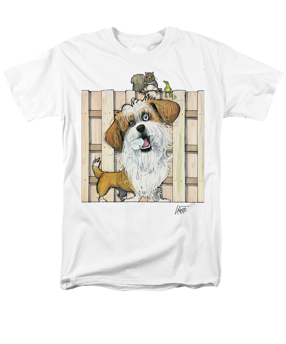 Hemmert Men's T-Shirt (Regular Fit) featuring the drawing Hemmert 5034 by Canine Caricatures By John LaFree