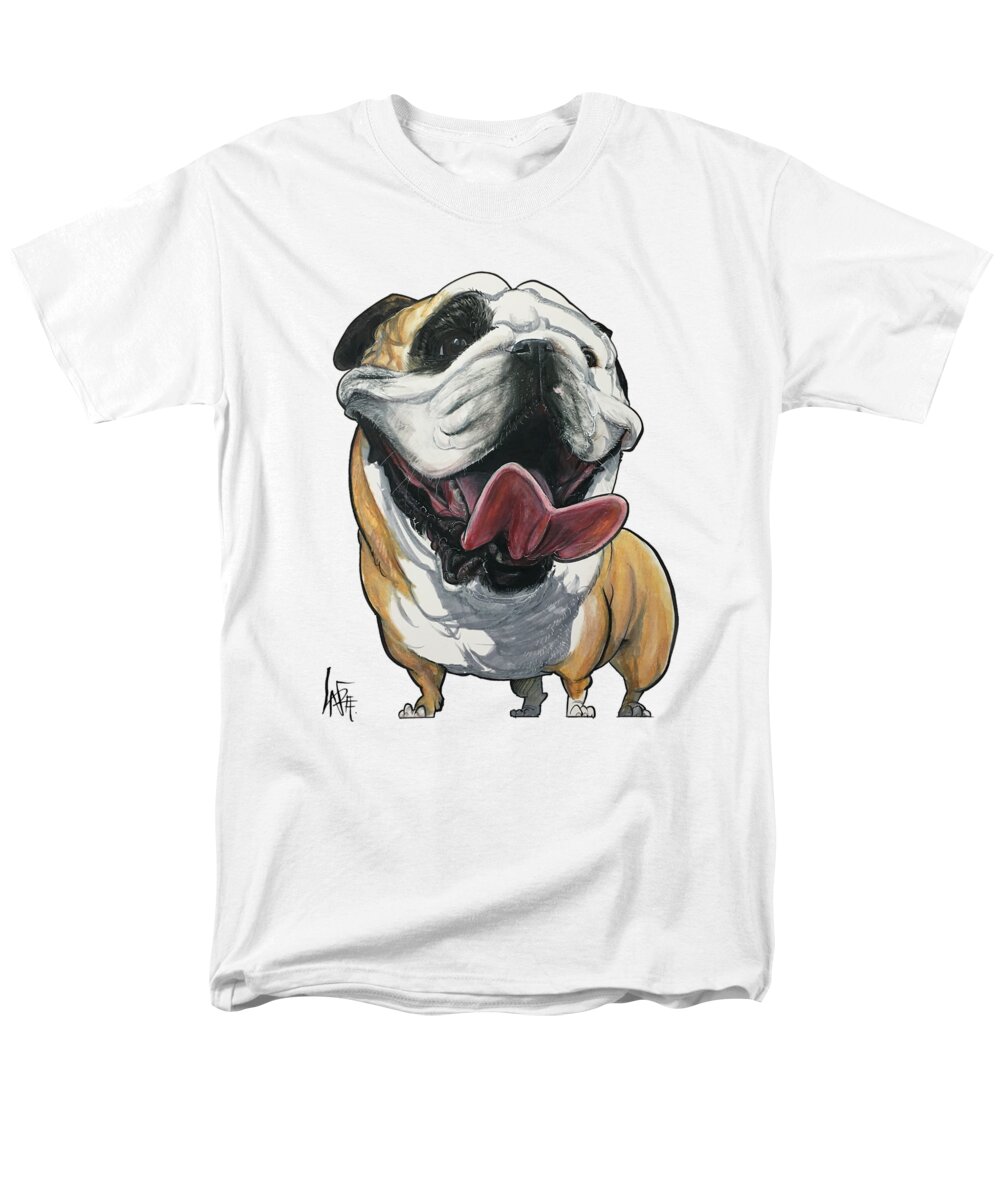 Parrott Men's T-Shirt (Regular Fit) featuring the drawing Parrott 5039 by Canine Caricatures By John LaFree