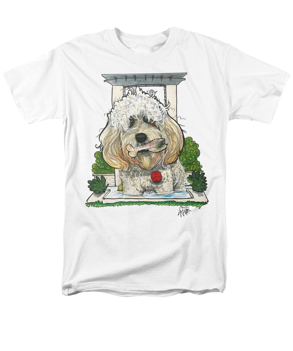 Williams Men's T-Shirt (Regular Fit) featuring the drawing Williams 5104 by John LaFree