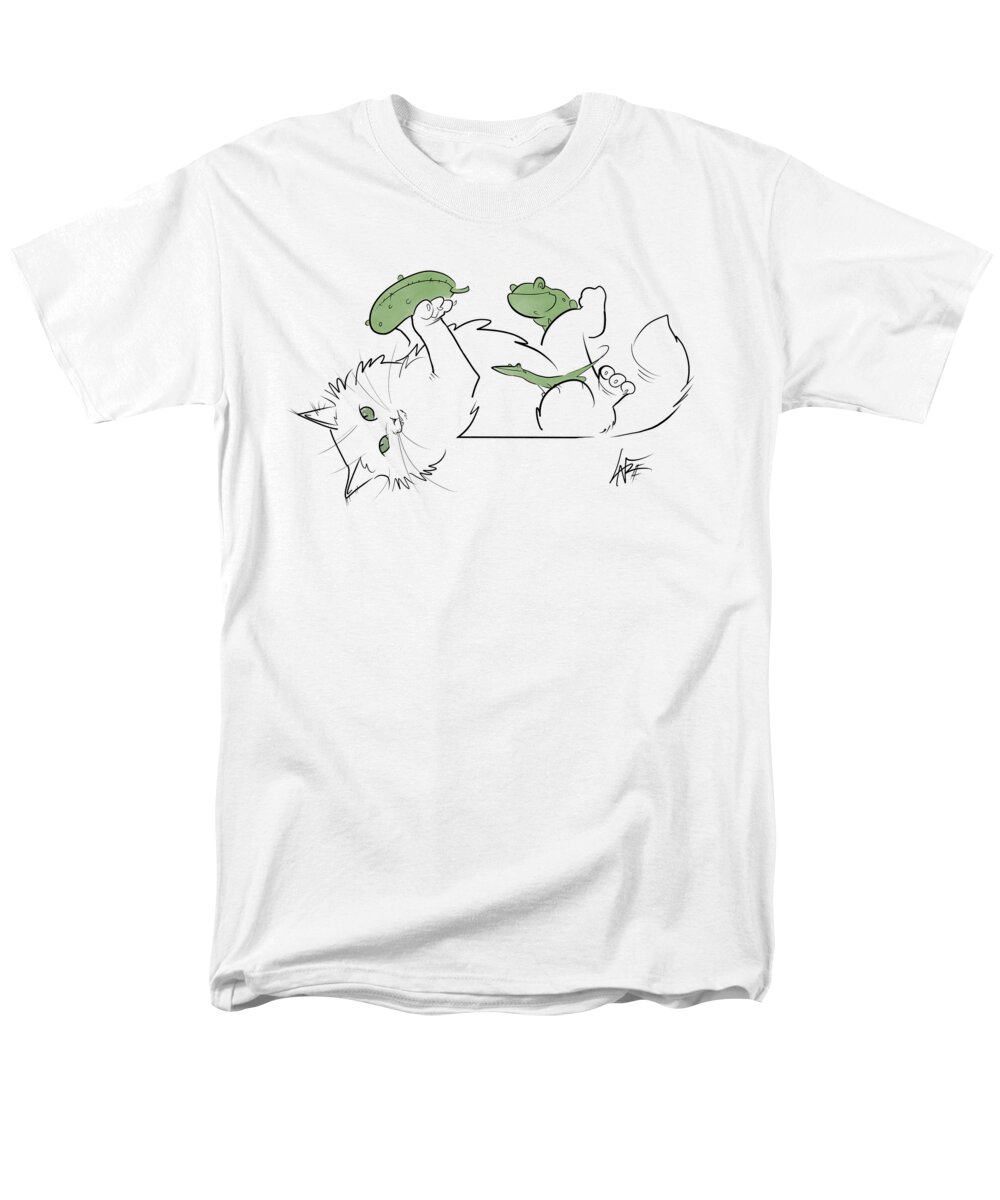 5962 Men's T-Shirt (Regular Fit) featuring the drawing 5962 Cassidy by John LaFree