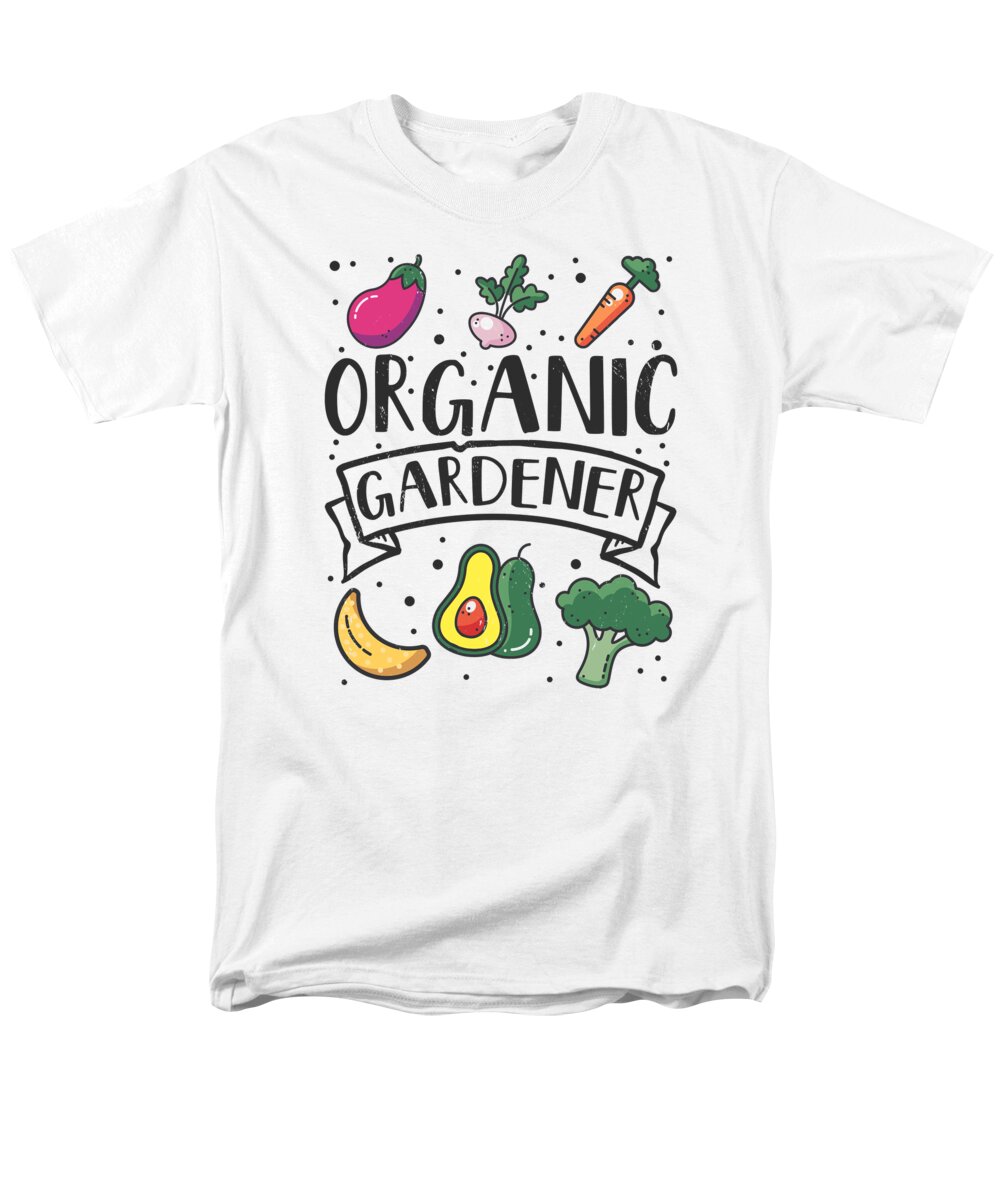 Gardener Men's T-Shirt (Regular Fit) featuring the digital art Gardener Plant Enthusiast Organic Plants #8 by Toms Tee Store