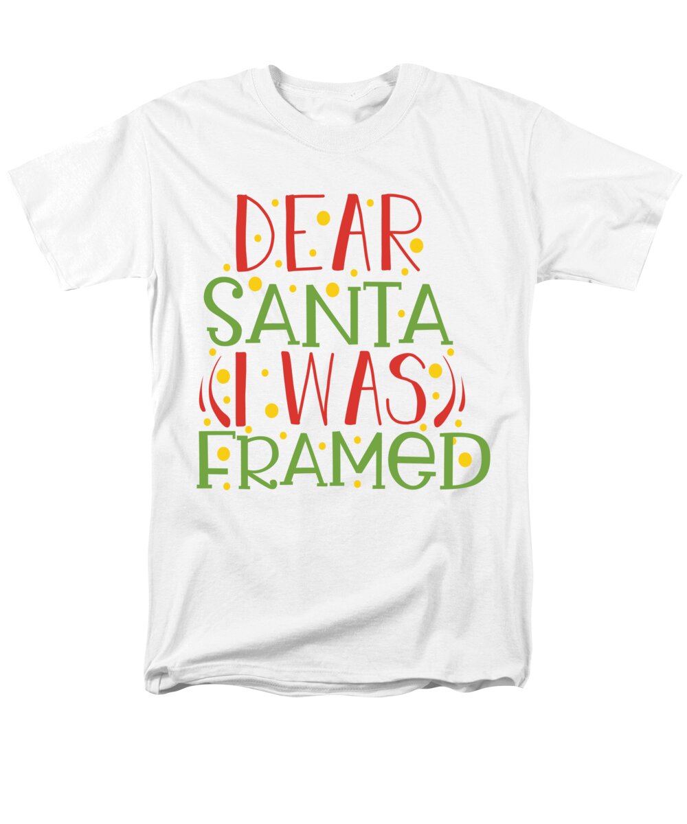 Boxing Day Men's T-Shirt (Regular Fit) featuring the digital art Dear Santa I Was Framed by Jacob Zelazny