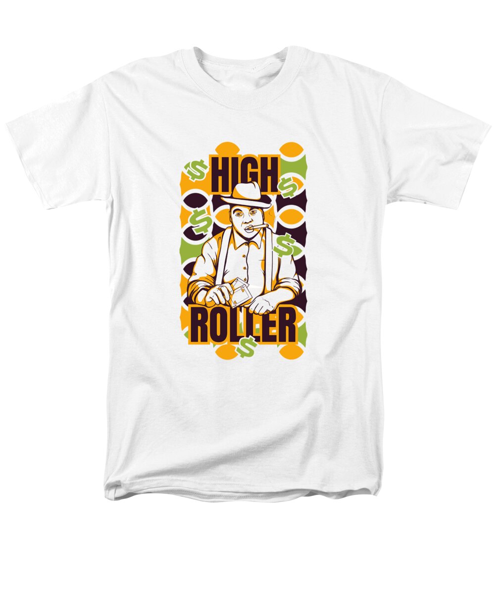 Cute Men's T-Shirt (Regular Fit) featuring the digital art High Roller by Jacob Zelazny