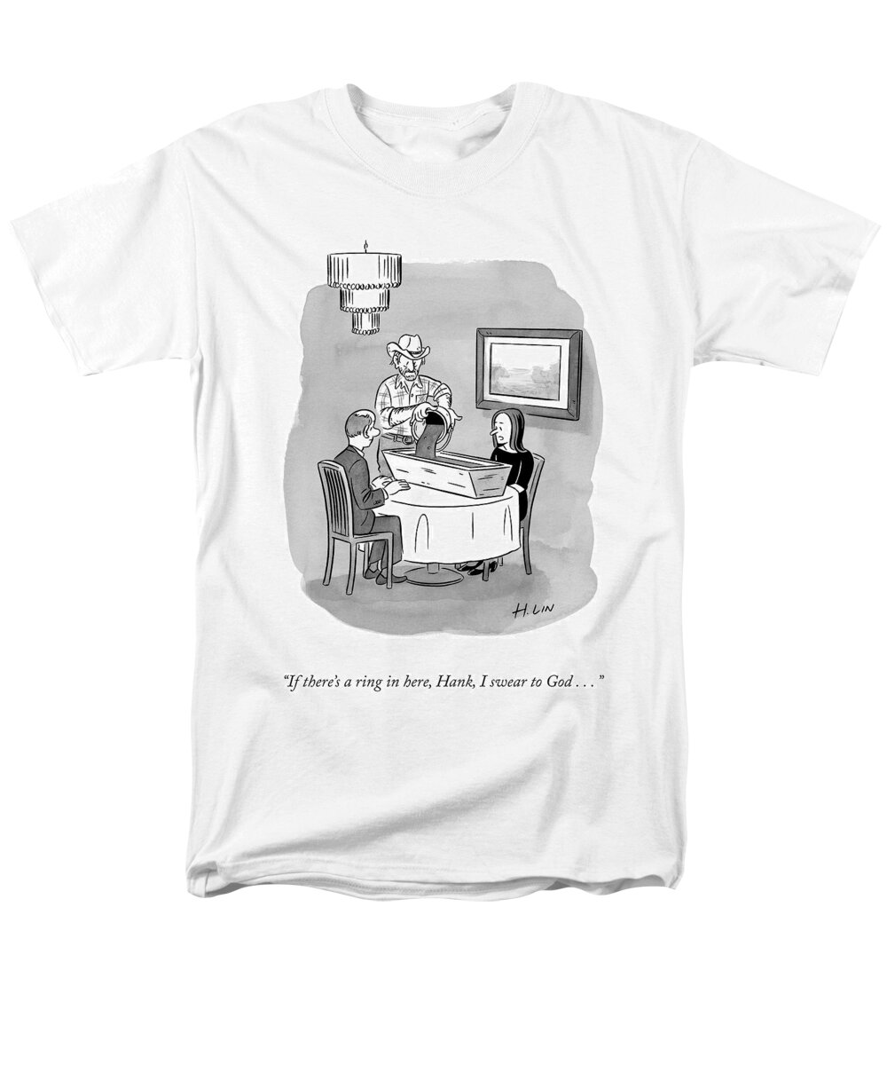 Cctk Men's T-Shirt (Regular Fit) featuring the drawing I Swear To God by Hartley Lin