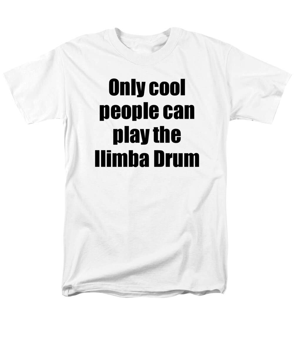 Ilimba Drum Men's T-Shirt (Regular Fit) featuring the digital art Ilimba Drum Player Musician Funny Gift Idea by Jeff Creation