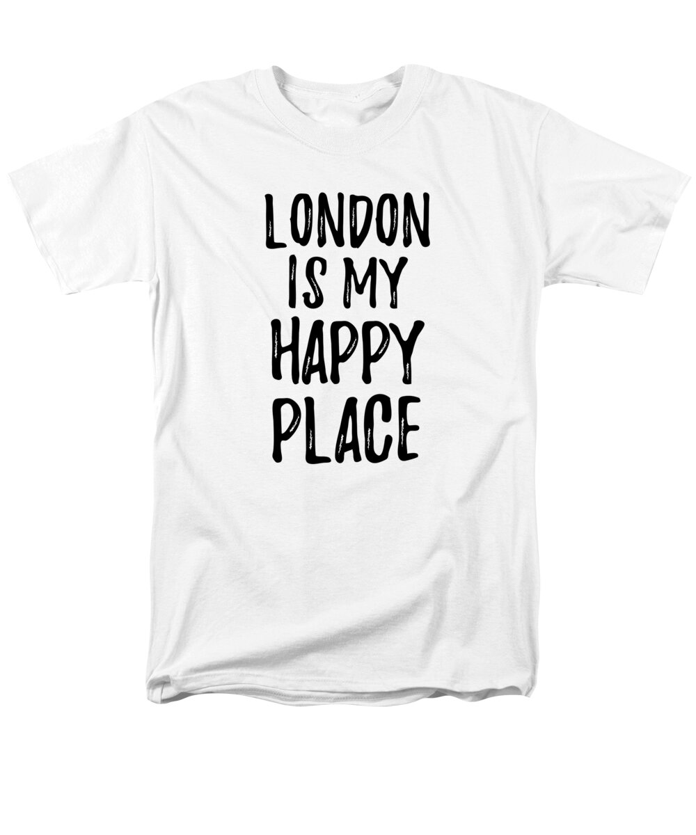 Is My Happy Place Nostalgic Traveler Gift Idea Missing Souvenir T-Shirt by Funny Gift Ideas - Pixels