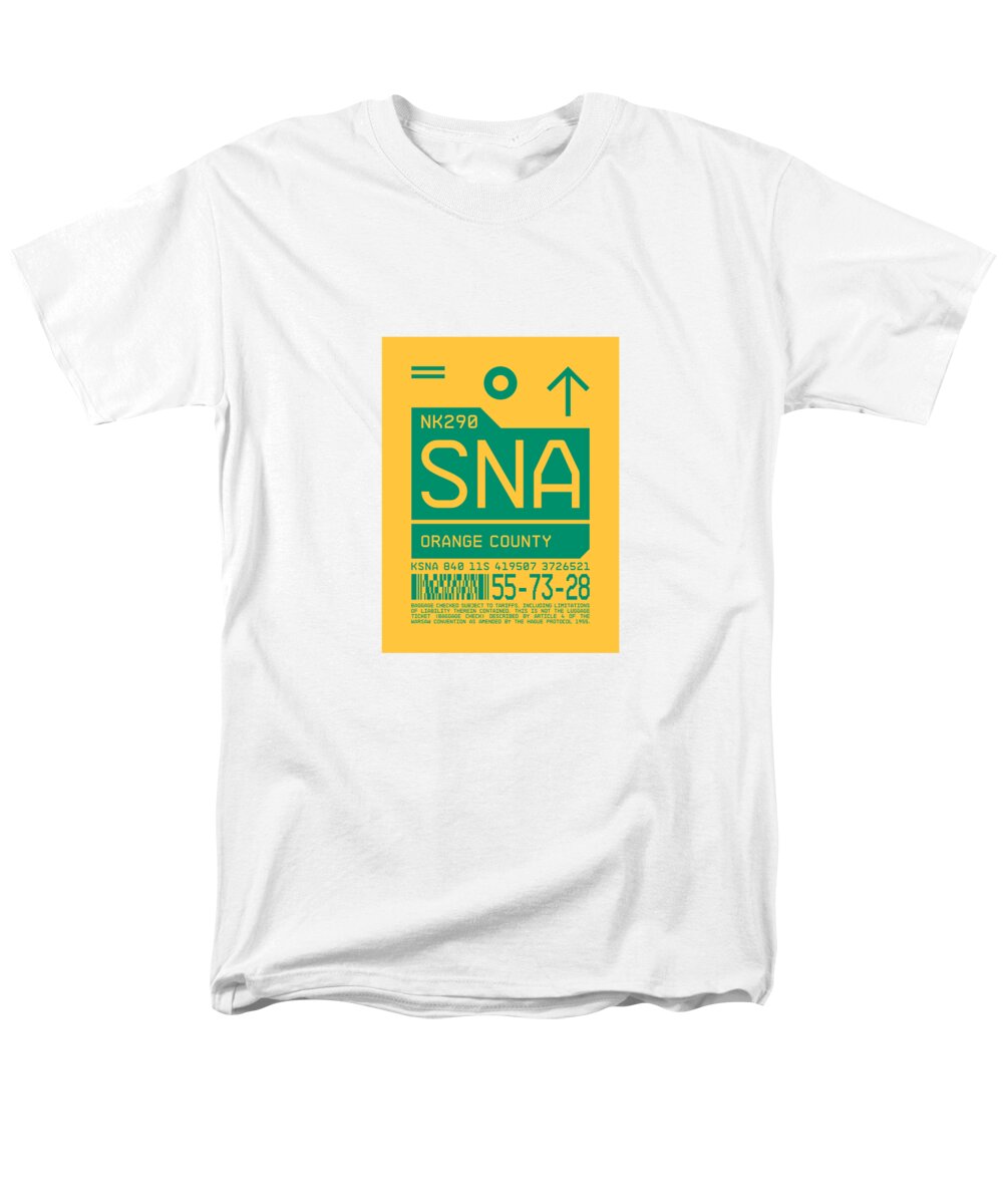 Luggage Tag C - SNA Orange County California USA Men's T-Shirt (Regular Fit)