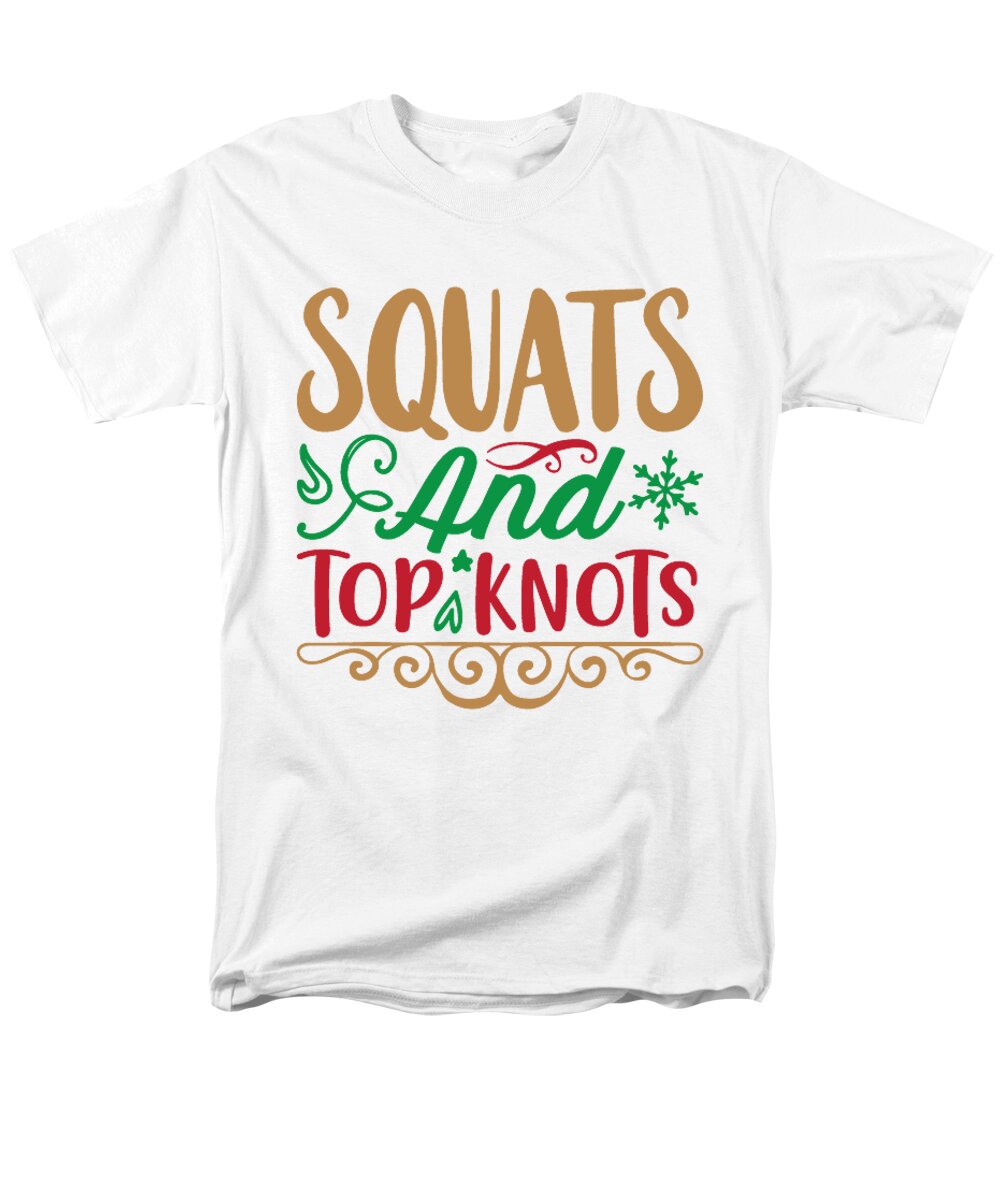 Boxing Day Men's T-Shirt (Regular Fit) featuring the digital art SQUATS And TOP KNOTS by Jacob Zelazny