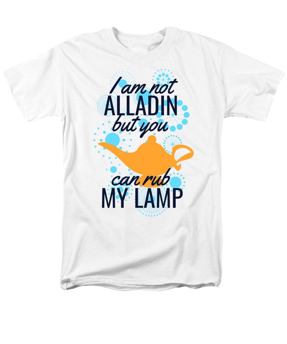 Cute Men's T-Shirt (Regular Fit) featuring the digital art You Can Rub My Lamp by Jacob Zelazny
