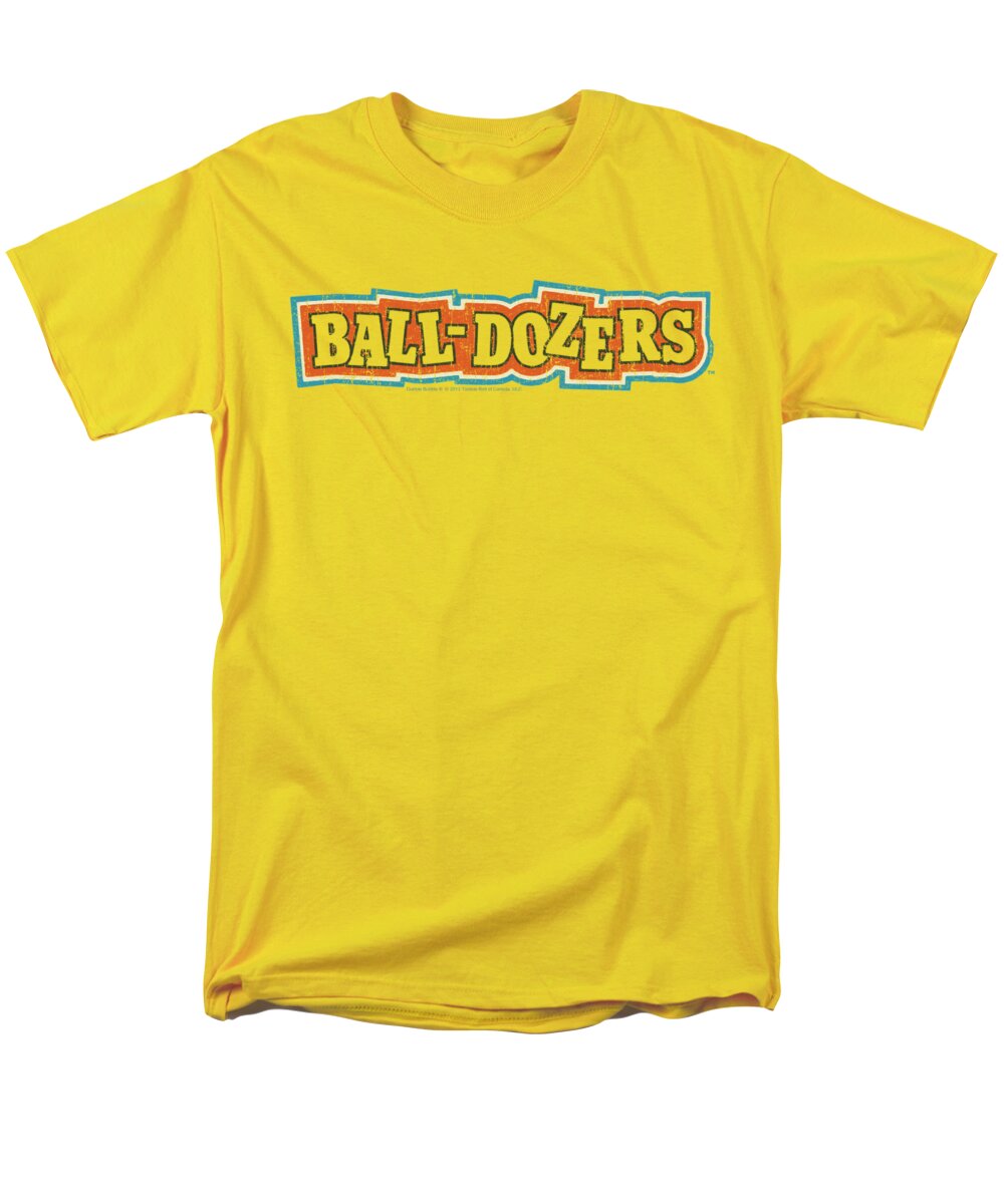 Dubble Bubble Men's T-Shirt (Regular Fit) featuring the digital art Dubble Bubble - Balldozers by Brand A