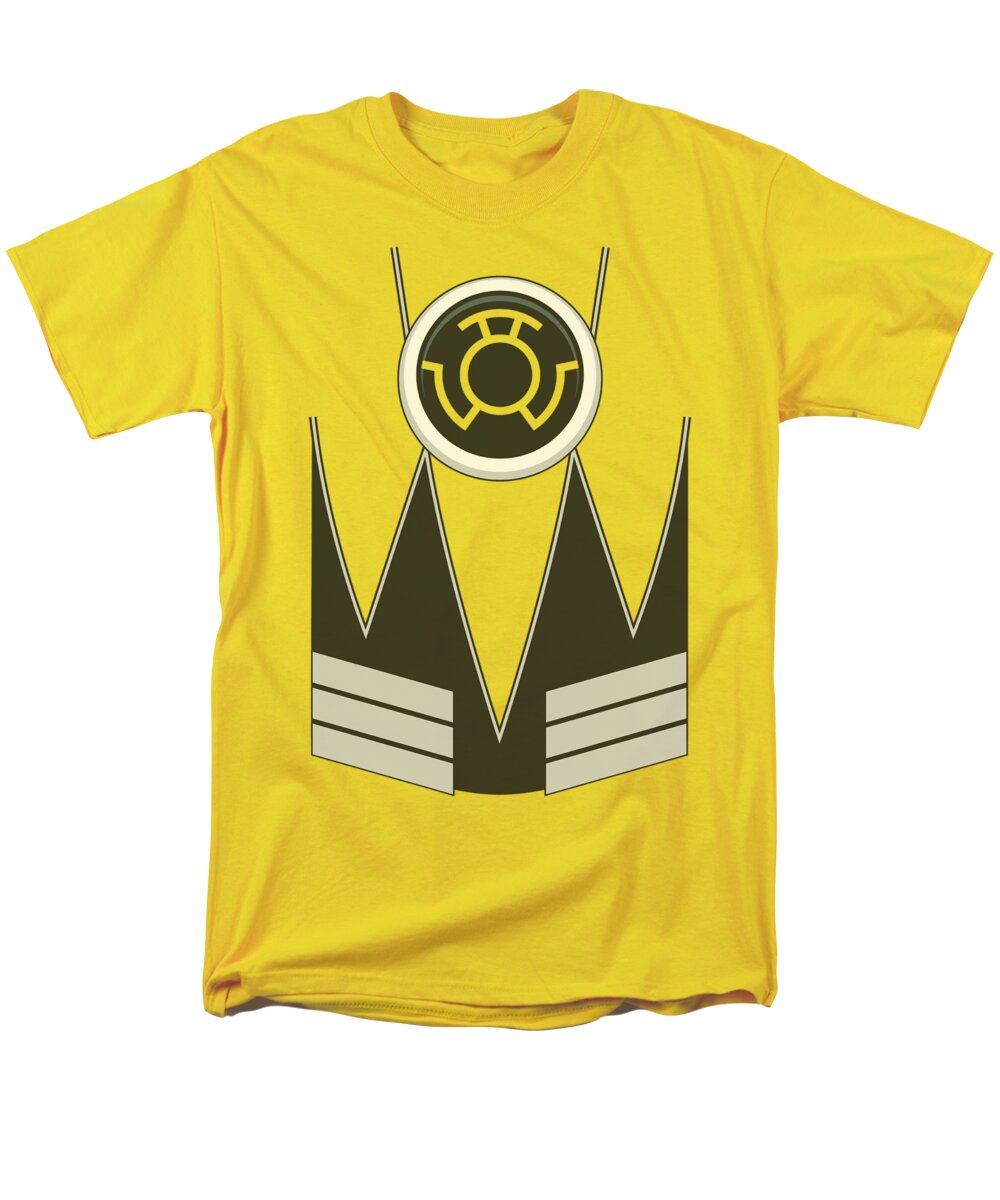 Green Lantern Men's T-Shirt (Regular Fit) featuring the digital art Green Lantern - Sinestro by Brand A