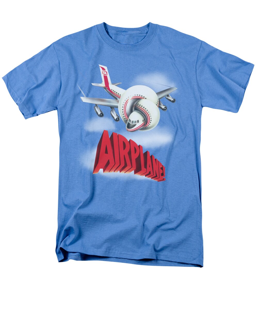 Airplane Men's T-Shirt (Regular Fit) featuring the digital art Airplane - Logo by Brand A