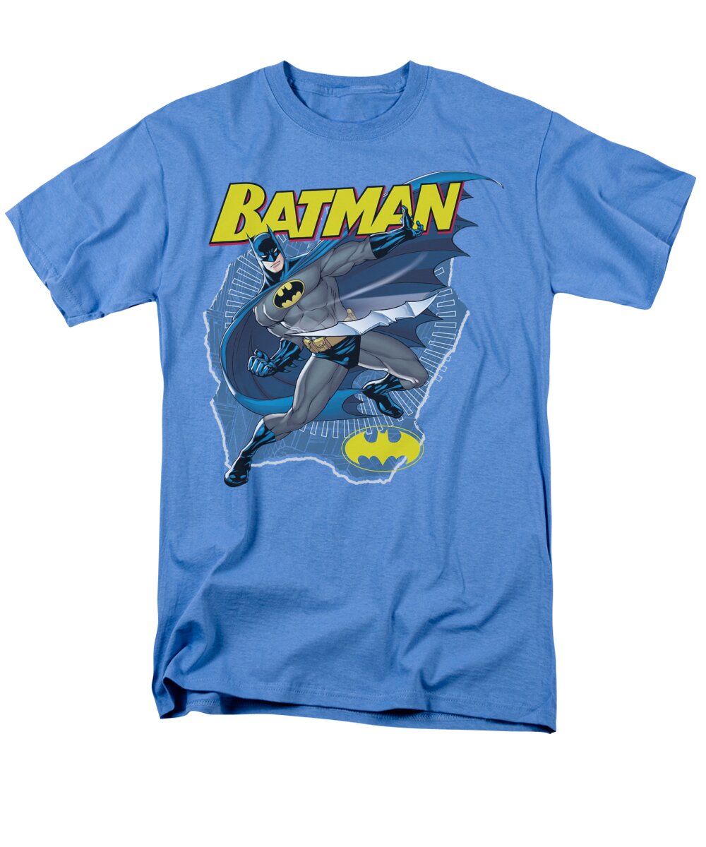Batman Men's T-Shirt (Regular Fit) featuring the digital art Batman - Taste The Metal by Brand A