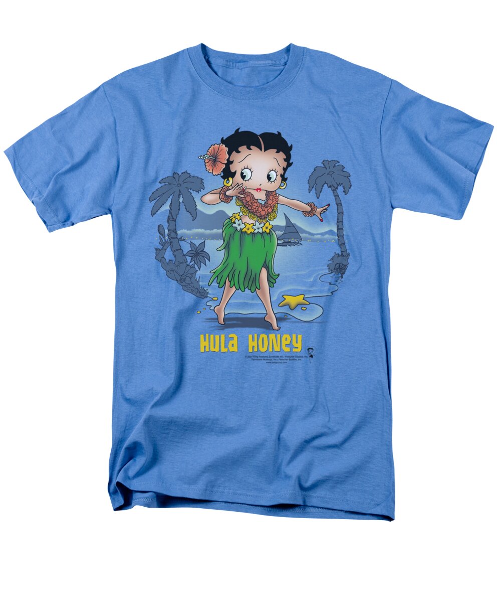 Betty Boop Men's T-Shirt (Regular Fit) featuring the digital art Boop - Hula Honey by Brand A