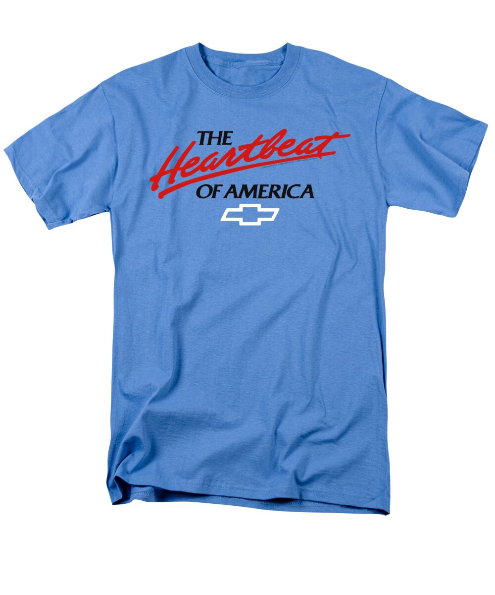  Men's T-Shirt (Regular Fit) featuring the digital art Chevrolet - Heartbeat Of America by Brand A