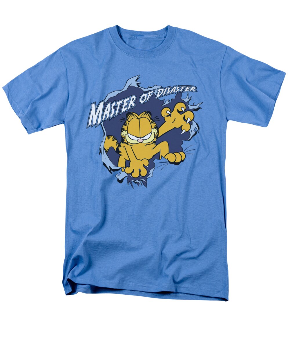 Garfield Men's T-Shirt (Regular Fit) featuring the digital art Garfield - Master Of Disaster by Brand A
