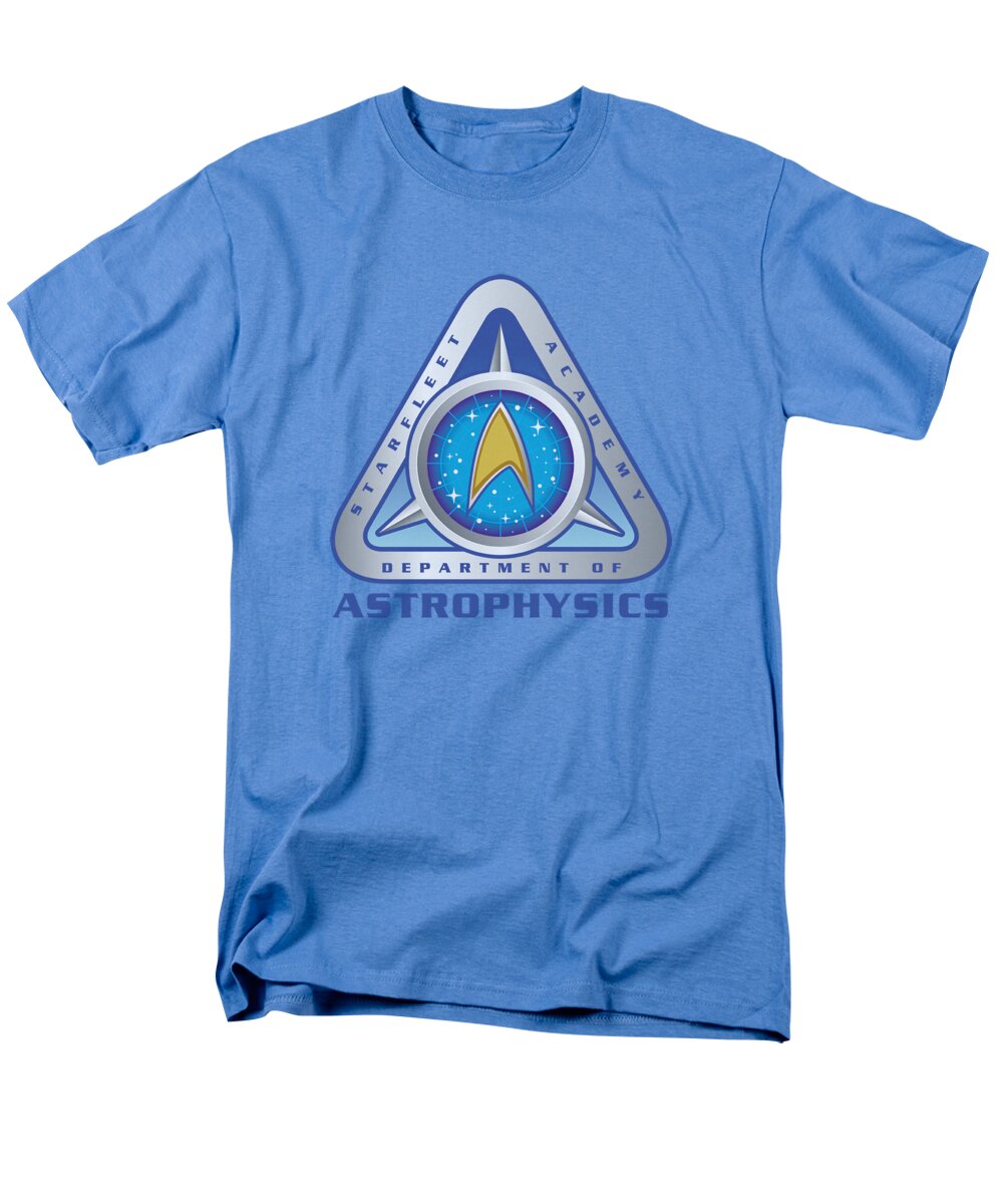 Star Trek Men's T-Shirt (Regular Fit) featuring the digital art Star Trek - Astrophysics by Brand A